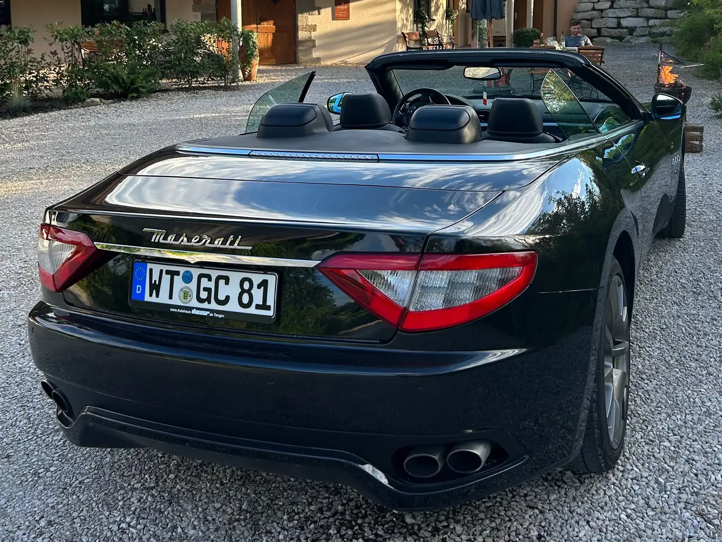 Maserati GranCabrio Grancabrio 4.7 V8 Vettura Tedesca/ Motore Ferrari Negro - 2