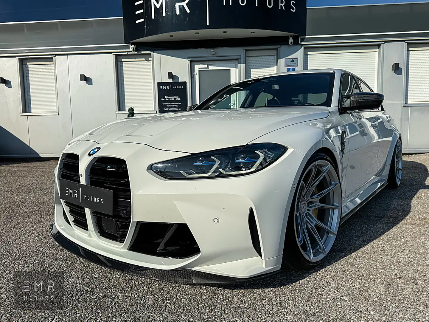 BMW M3 Competition M-PERFORMANCE, WHEELFORCE, H&R GEWI... Weiß - 2
