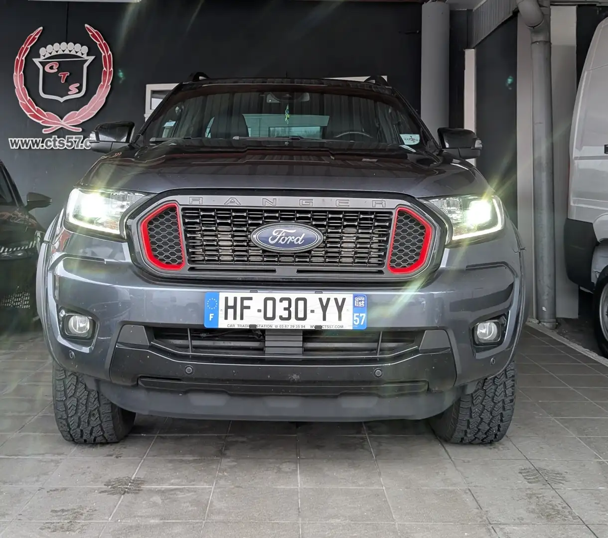 Ford Ranger 2.0 TDCI 213CH DOUBLE CABINE THUNDER BVA10 Grau - 2