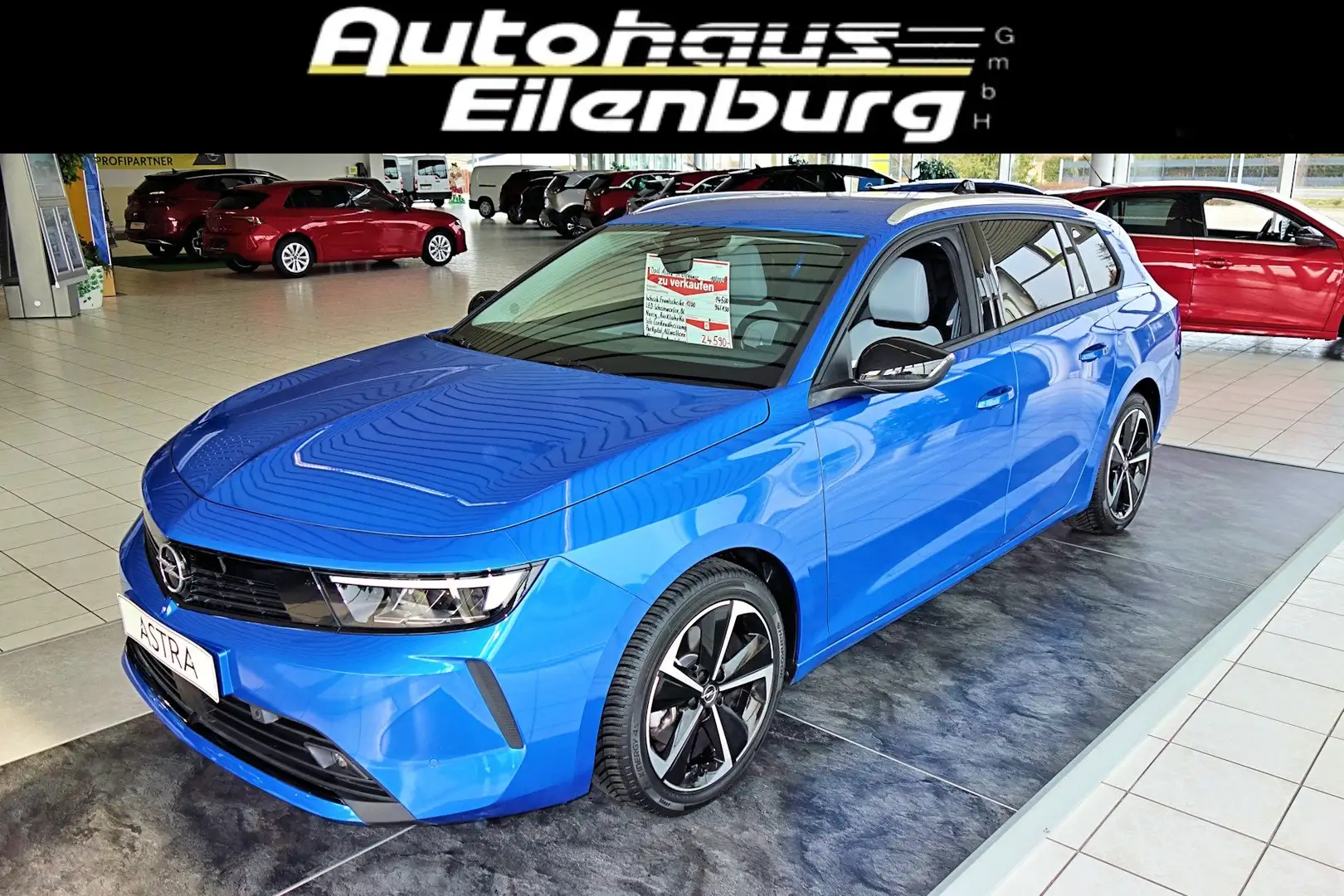 Opel Astra ST 1.2 130PS Eleg.LED,Navi,beheizbare Frontscheibe Blau - 1