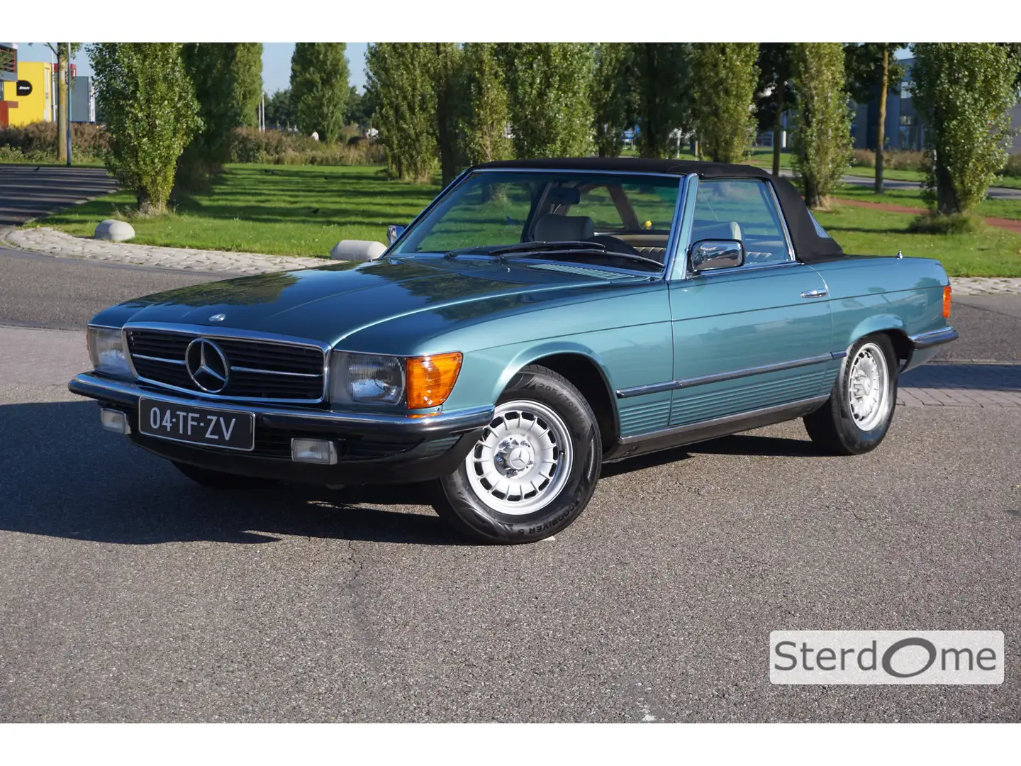 Mercedes-Benz SL 380 SL V8 l Automaat l Beige lederen bekleding l Airco Vert - 1