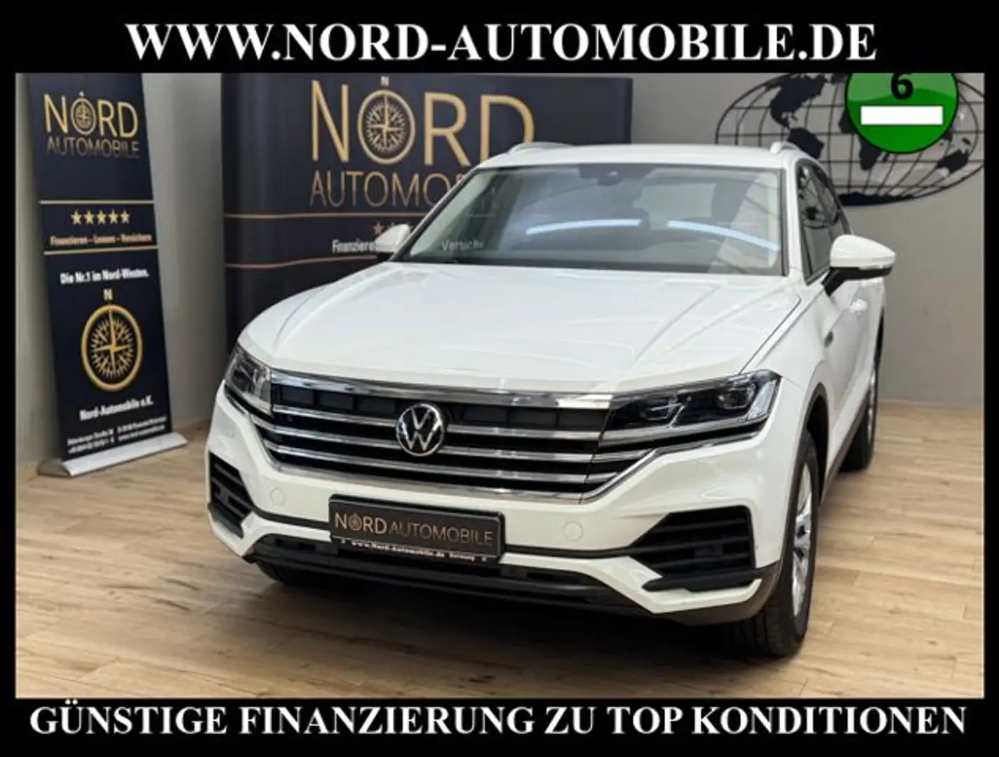 Volkswagen Touareg 4MOT 3.0 TSI Innov/Head-Up/Kamera Белый - 1
