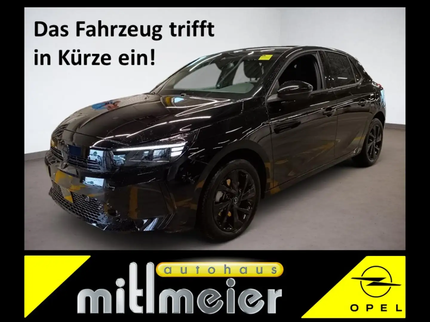 Opel Corsa F 1.2T GS. AUTOMATIK NAVI LED Kamera DAB+ Zwart - 1