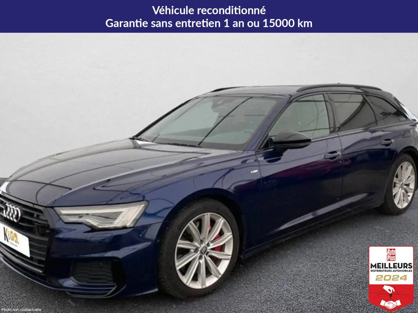 Audi A6 55 tfsie 367 ch s tronic 7 quattro competition Bleu - 1