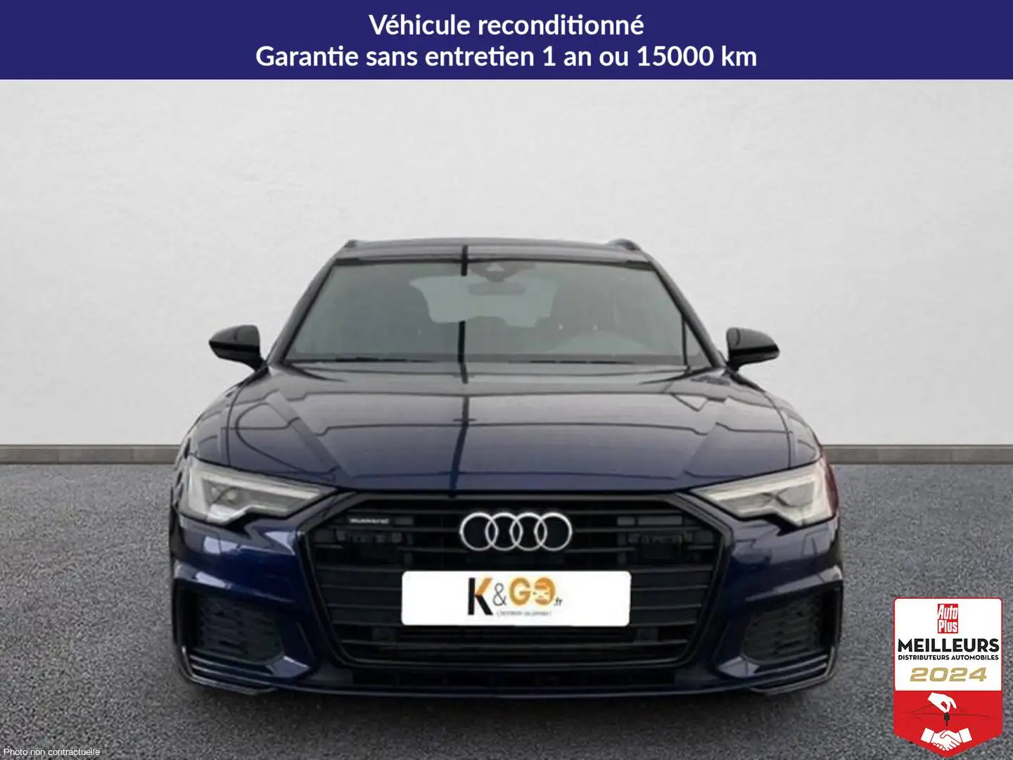 Audi A6 55 tfsie 367 ch s tronic 7 quattro competition Bleu - 2
