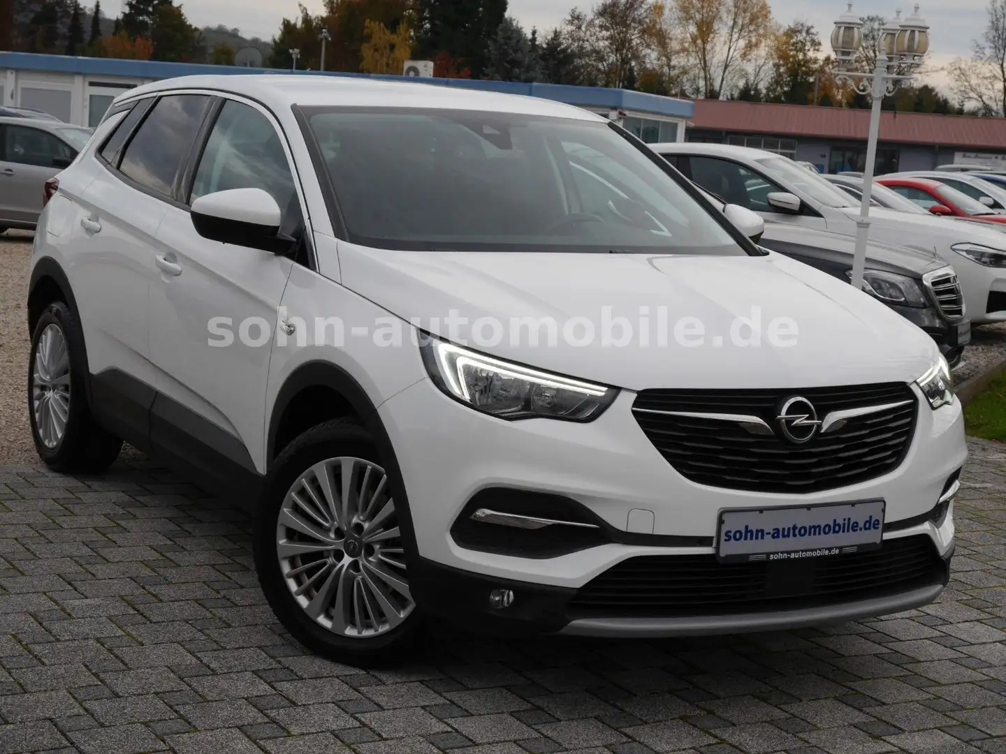 Opel Grandland X Innovation 1.Hand/Navi/SHZ/LHZ/AHK Blanc - 2