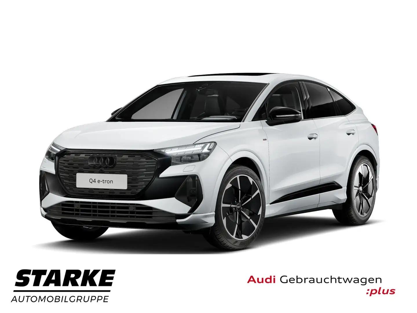 Audi Q4 e-tron Sportback 45 quattro Blanc - 2