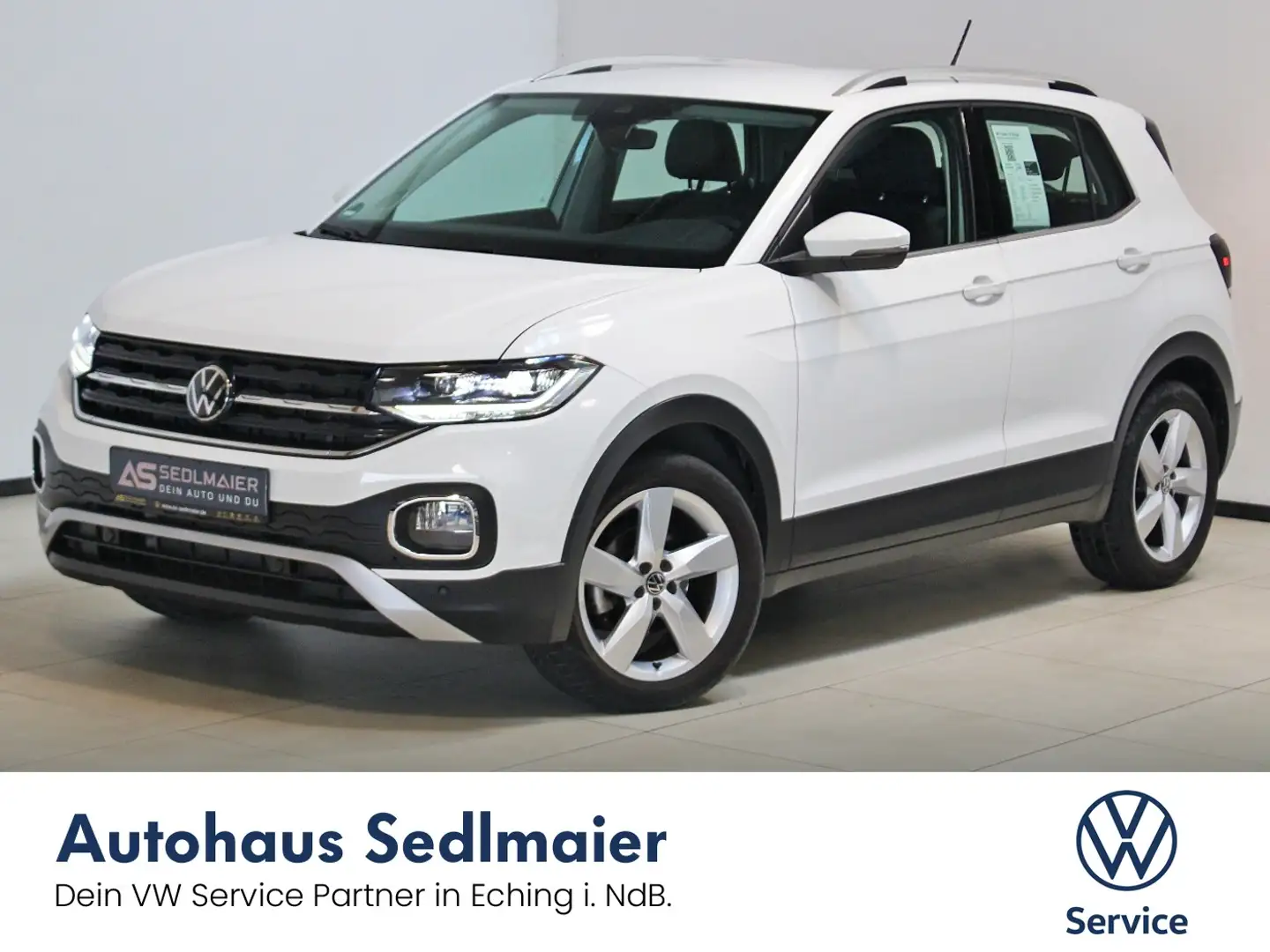 Volkswagen T-Cross 1.0 TSI Style SHZ|NAV|CarPlay|LED|PDCv+h Weiß - 2