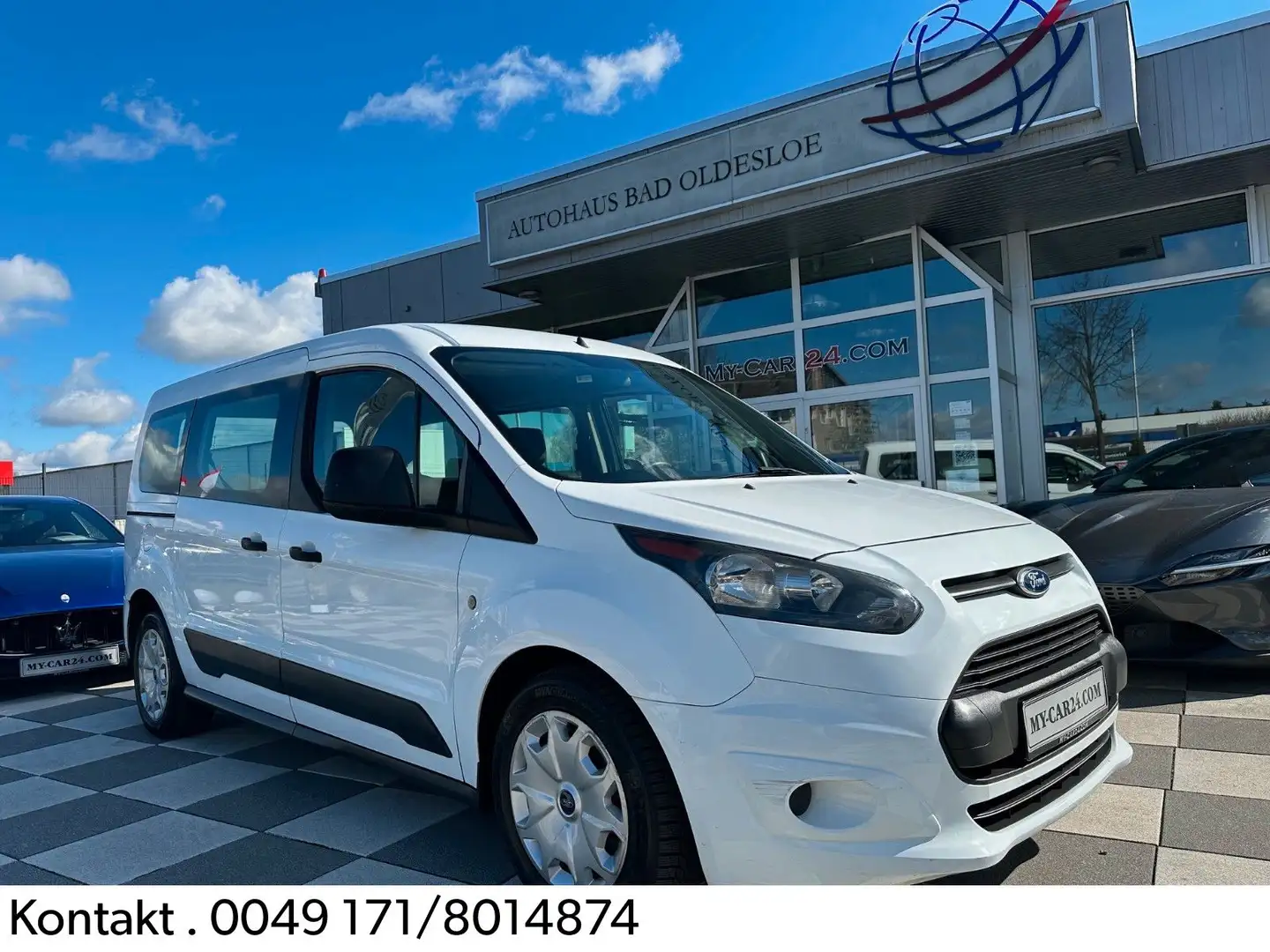 Ford Grand Tourneo L2 Lang,Connect,AHK,5 Sitzer Weiß - 1