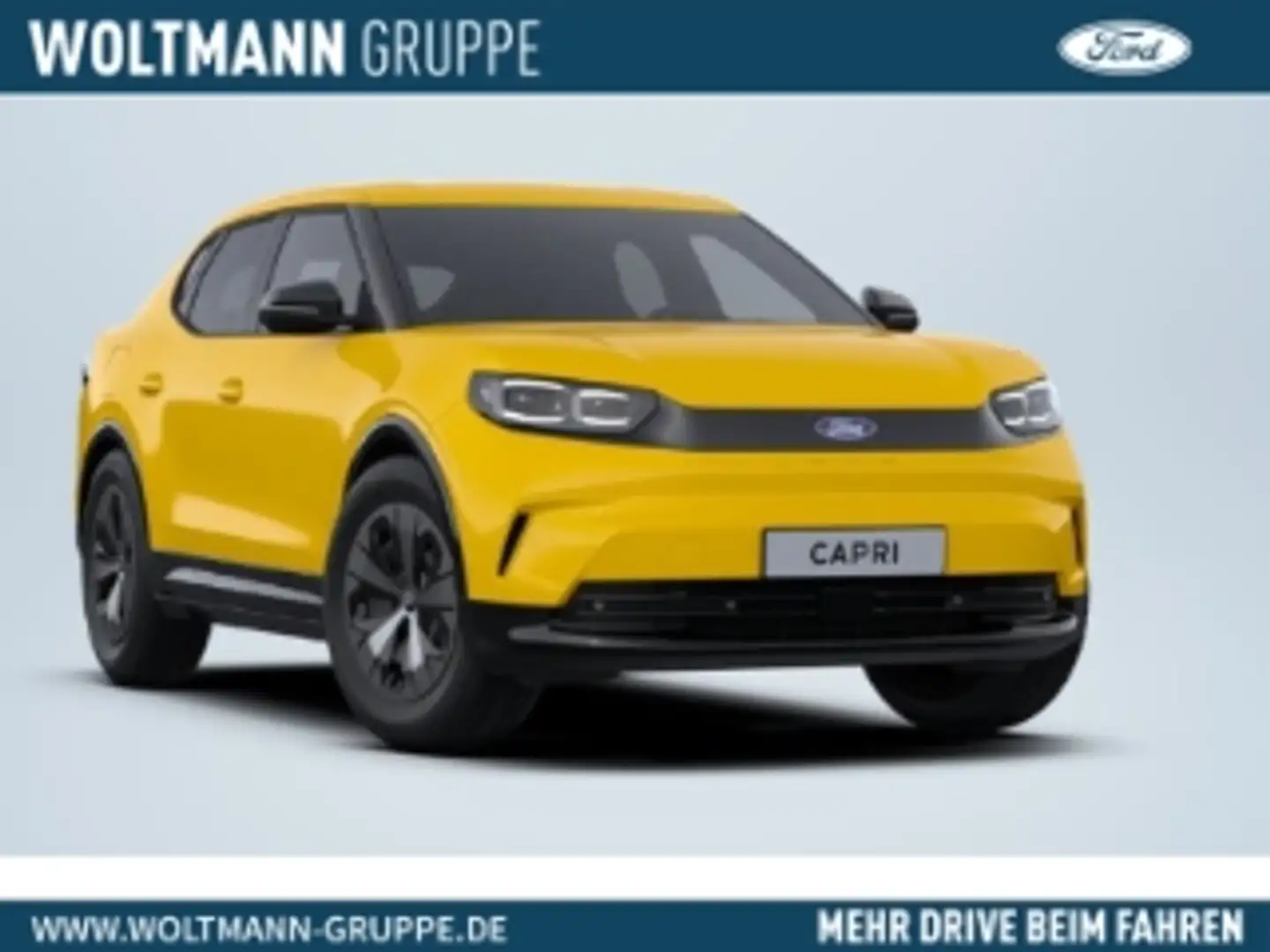 Ford Capri Vorlauffahrzeug Style Neu ab 239€ netto mtl. Navi Sárga - 1