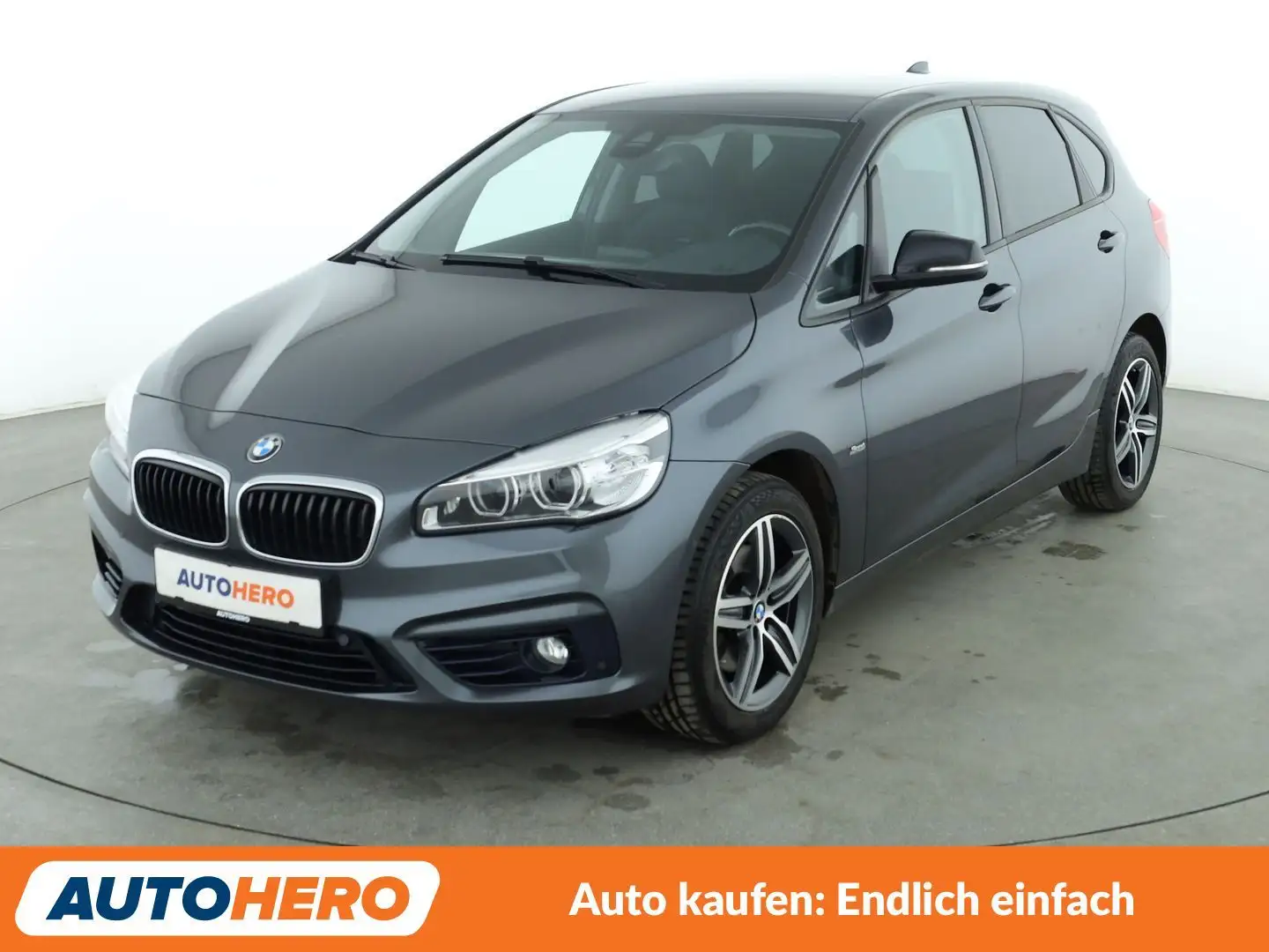 BMW 218 218i Active Tourer Sport Line *NAVI*LED*PDC*TEMPO* Grau - 1