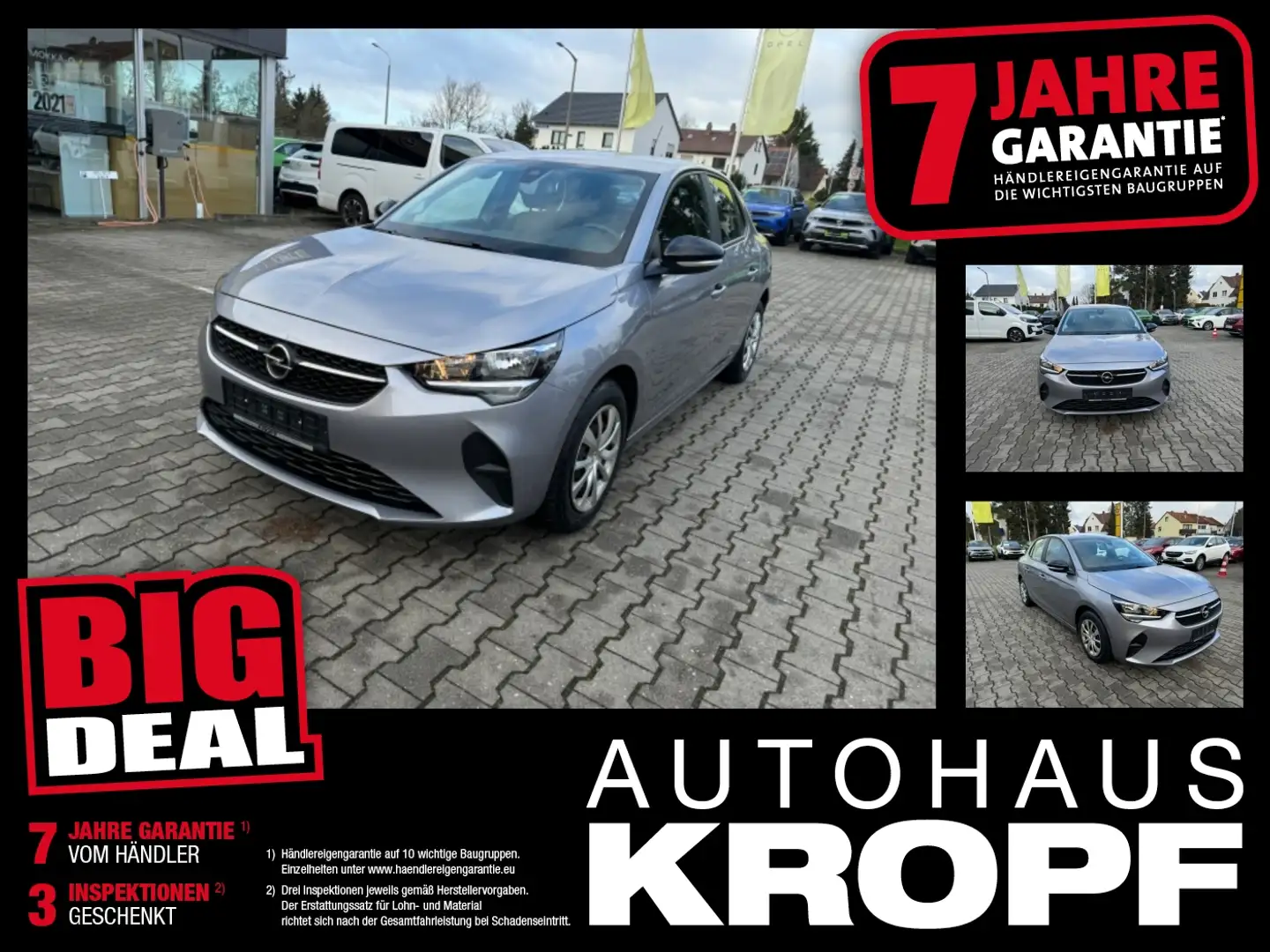 Opel Corsa F 1.2 Edition *8-FACH*KAM PDC SpurH SHZ** Grau - 1