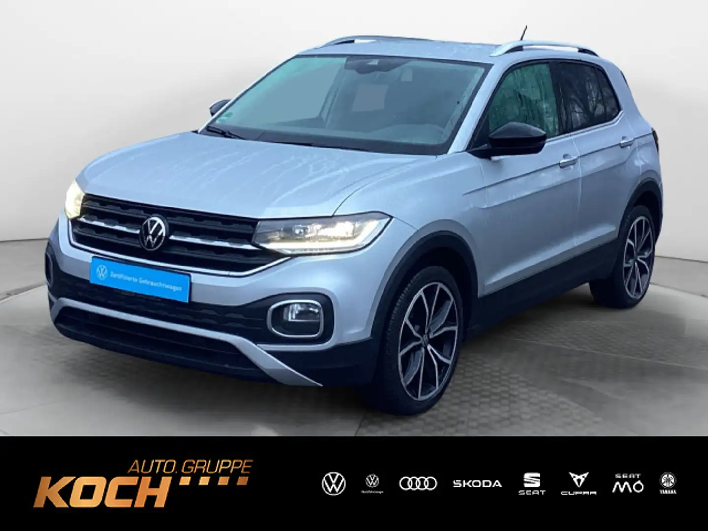 Volkswagen T-Cross 1.0TSI Style DSG Navi LED ACC Silber - 1