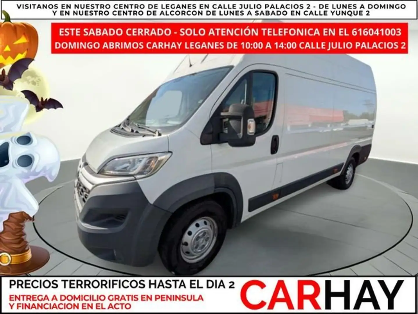 Citroen Jumper FURGÓN 2.0 Blue HDi 35 L4H3 Heavy 130 Blanc - 1