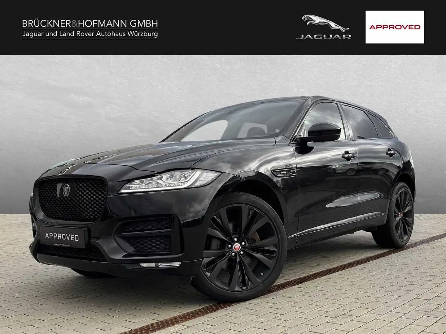Jaguar F-Pace 30d AWD R-Sport   22'  Black / Pano / LED Noir - 1