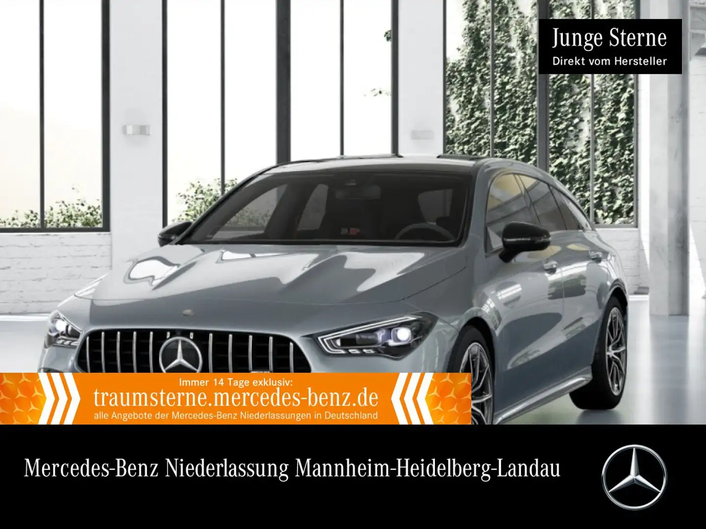 Mercedes-Benz CLA 35 AMG CLA 35 4M AMG+PANO+360°+MULTIBEAM+BURMESTER+TOTW Silber - 1