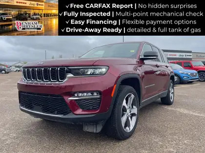 Red 2023 Jeep Grand Cherokee 4xe SUV / Crossover Four-Wheel Drive 8-Speed Automatic