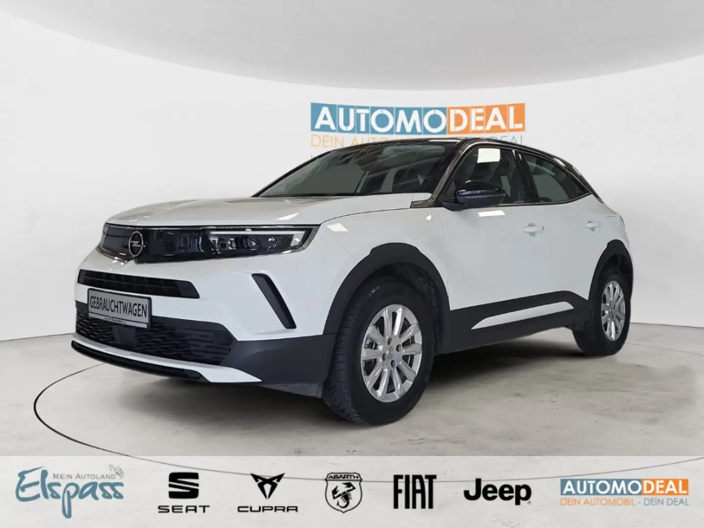 Opel Mokka-E Edition AUTOMATIK LED DIG-DISPLAY KAMERA SITZ.HZG Bílá - 1