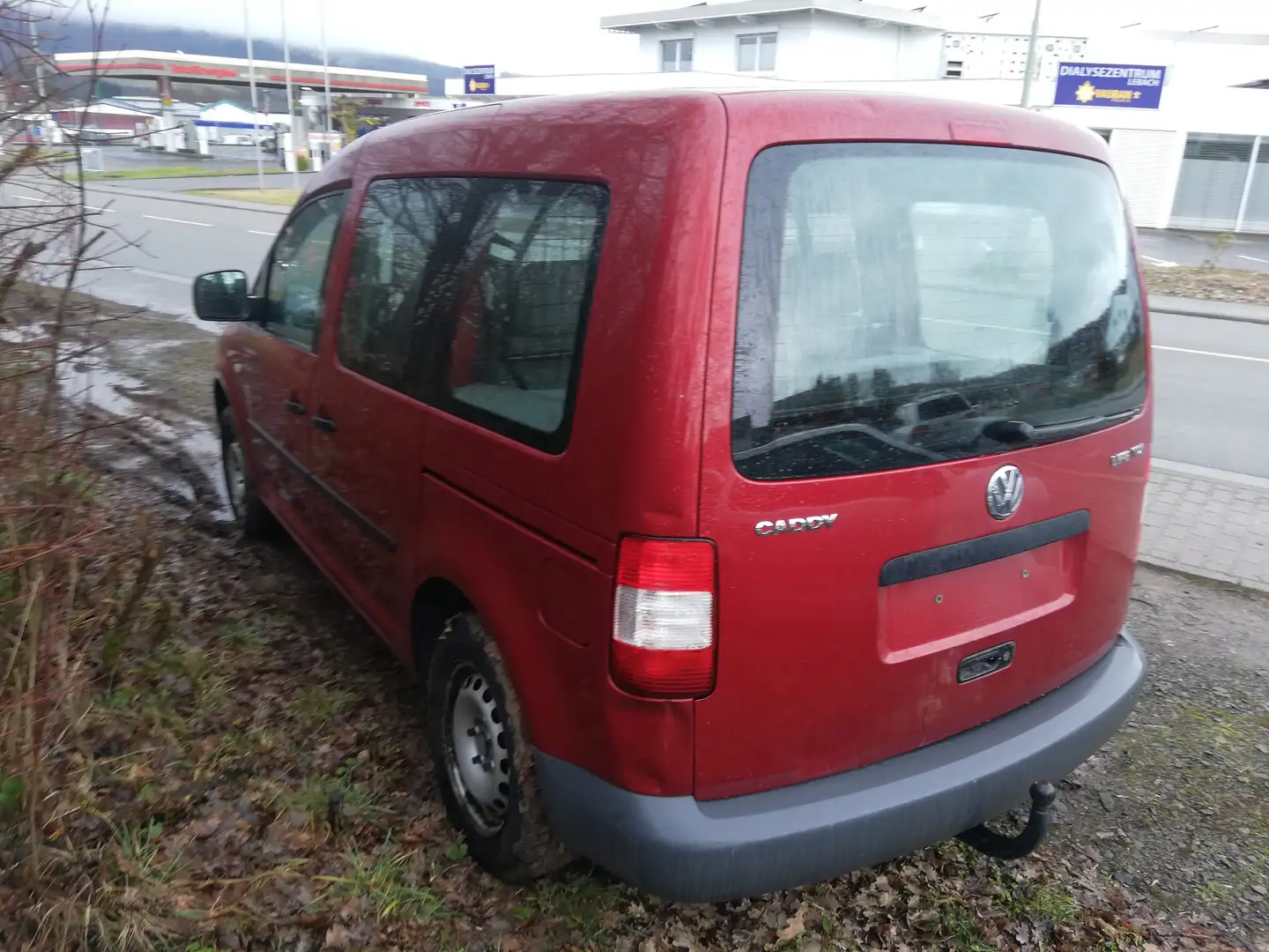 Volkswagen Caddy Golf 1.9tdi life Rot - 2