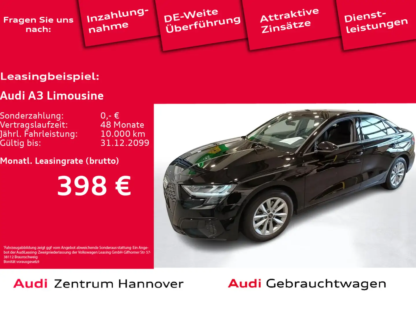 Audi A3 35 1.5 TFSI Kamera LED virtual DAB Noir - 1