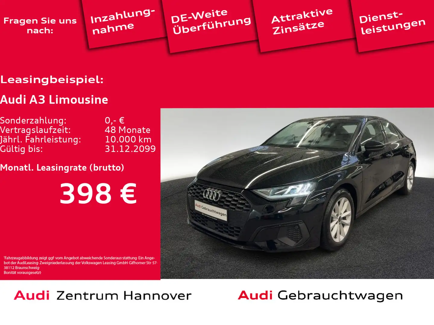 Audi A3 35 1.5 TFSI Kamera LED virtual DAB Noir - 1