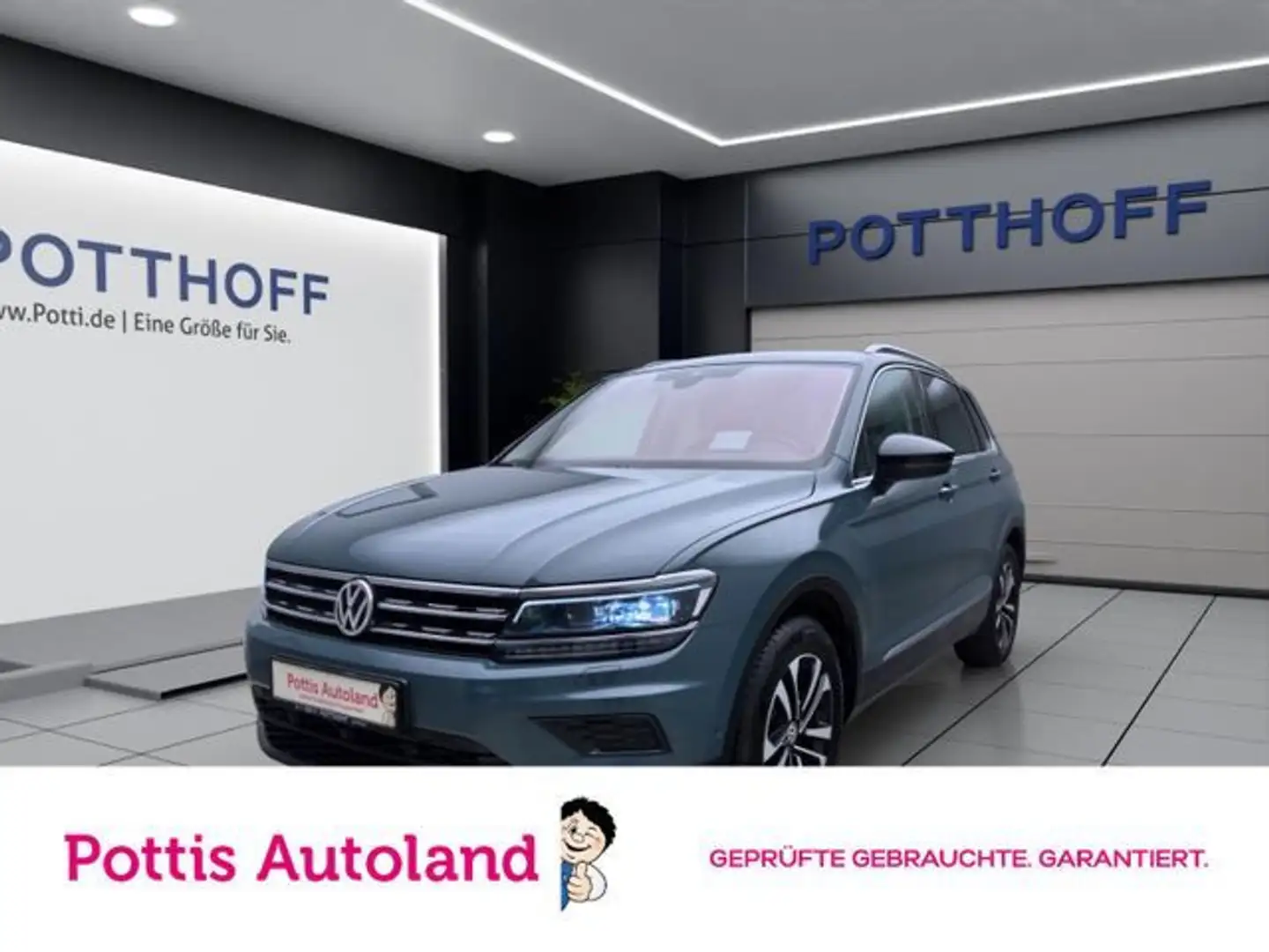 Volkswagen Tiguan 2.0 TDI DSG IQ.DRIVE AHK KAMERA NAVI PDC Blau - 1