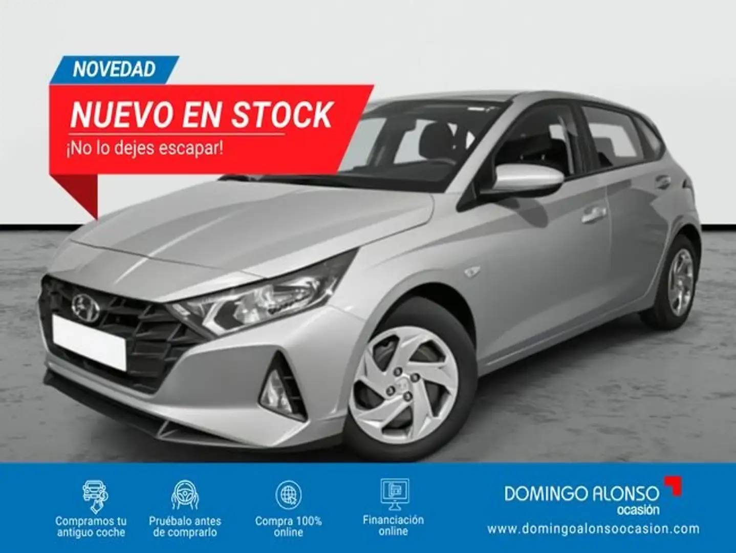 Hyundai i20 Nuevo  1.2 MPI 62 kW (84 CV) MT5 2WD Sense Plateado - 1