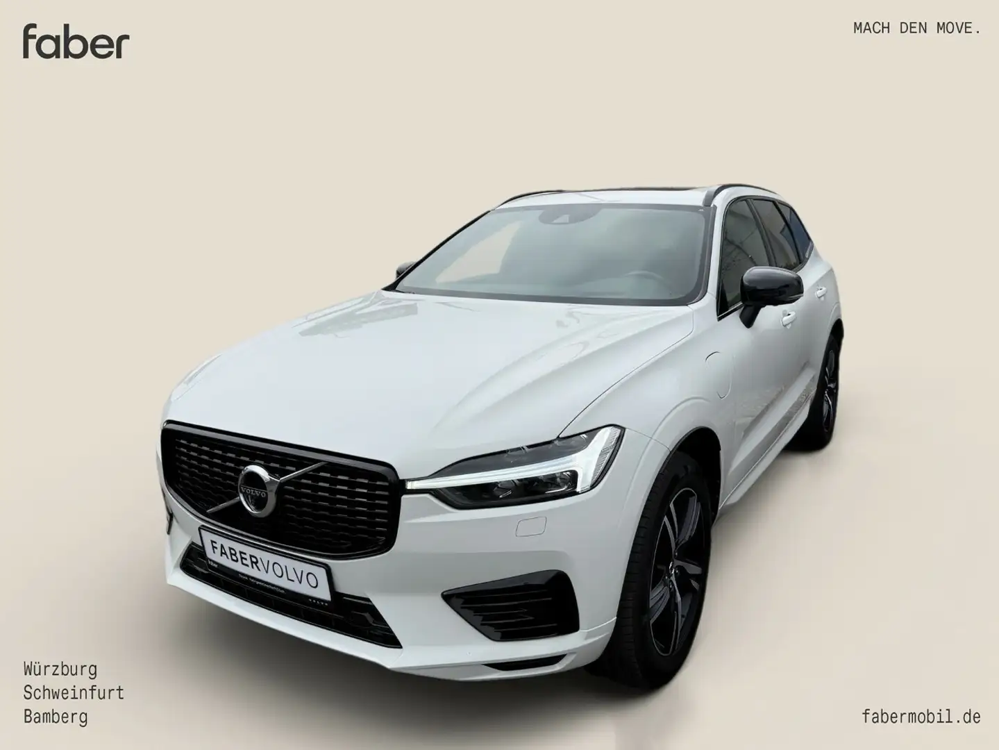 Volvo XC60 T8 AWD R-Design Plug-In Benzin Blanco - 1