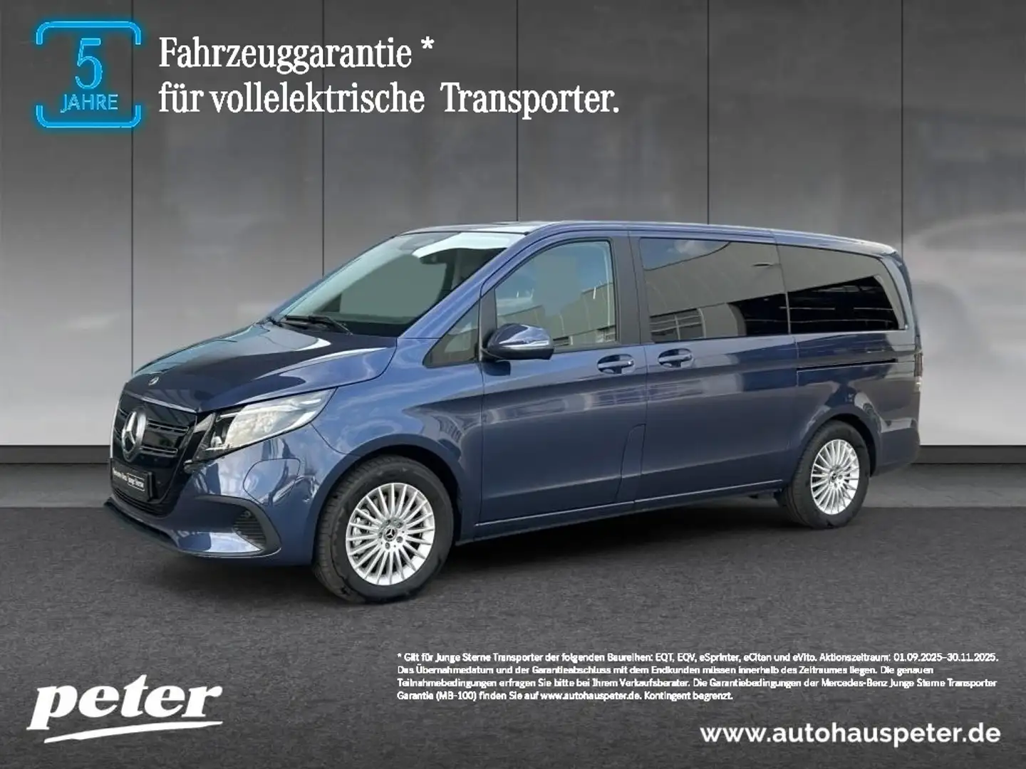 Mercedes-Benz EQV Lang LED+NAVI+KAMERA+TISCH+DISTR Blauw - 1