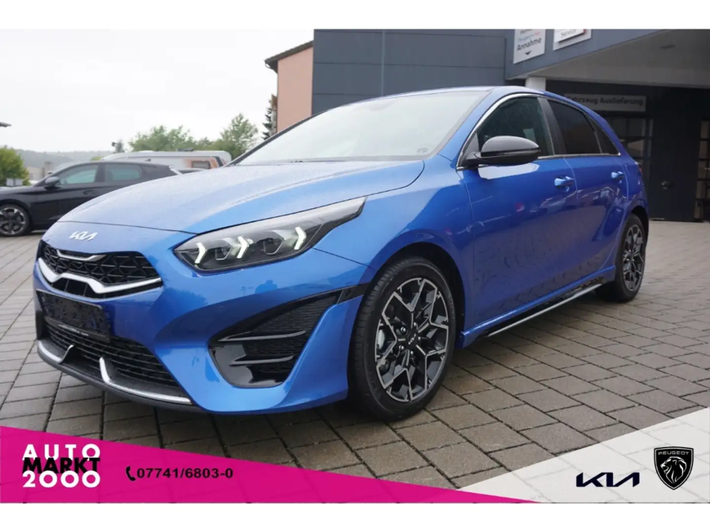 Kia Ceed / cee'd 1.5T 140 GT Line Navi LED ACC DAB Kamera SHZ Bleu - 1