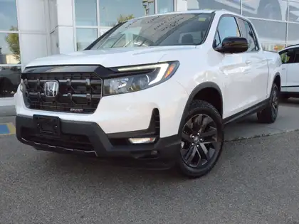 White 2024 Honda Ridgeline Pickup Truck All-Wheel Drive Automatic