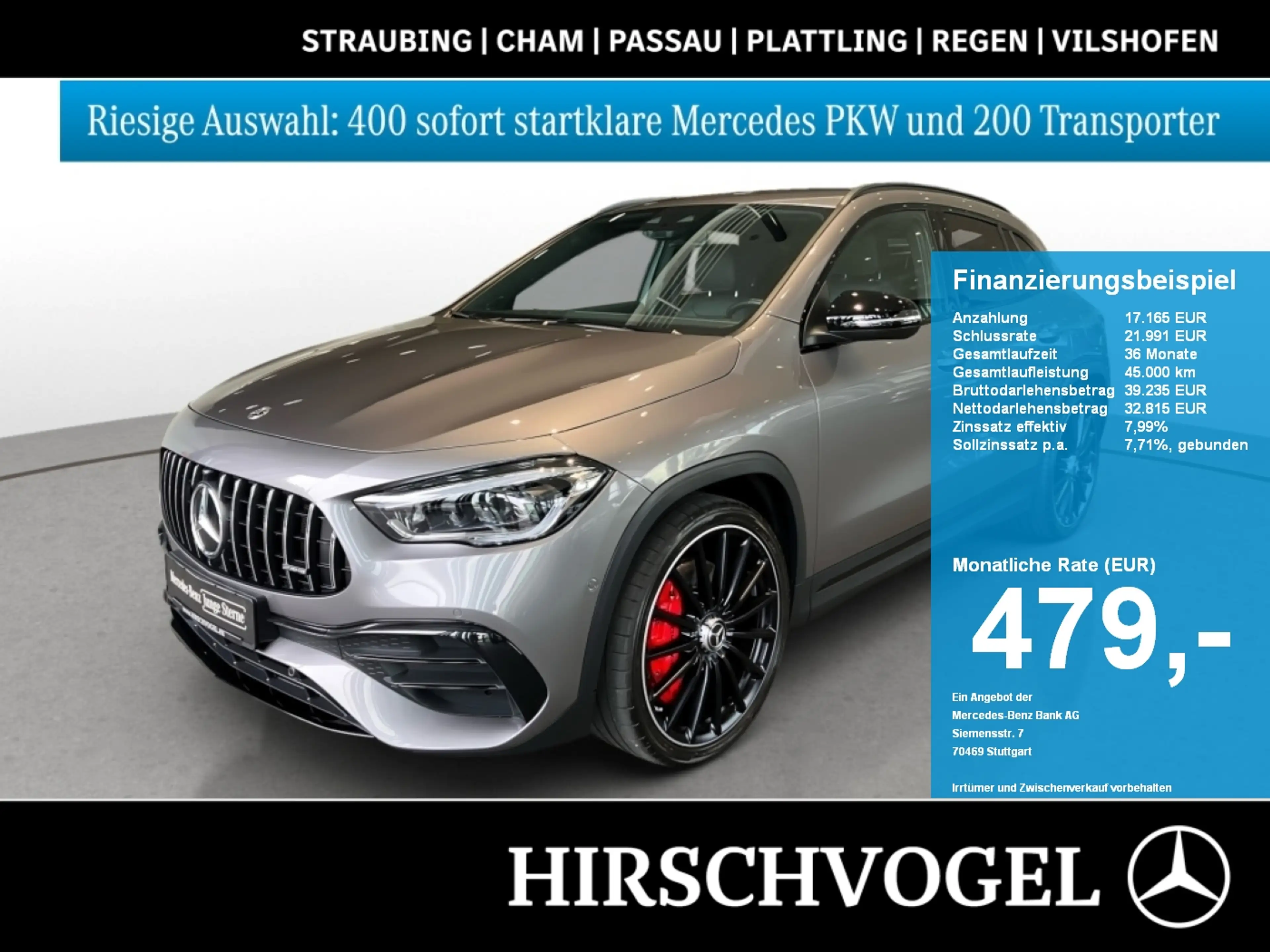 Mercedes-Benz GLA 45 AMG S 4M+ Night+Drivers-P.+KEYLESS+MBeam