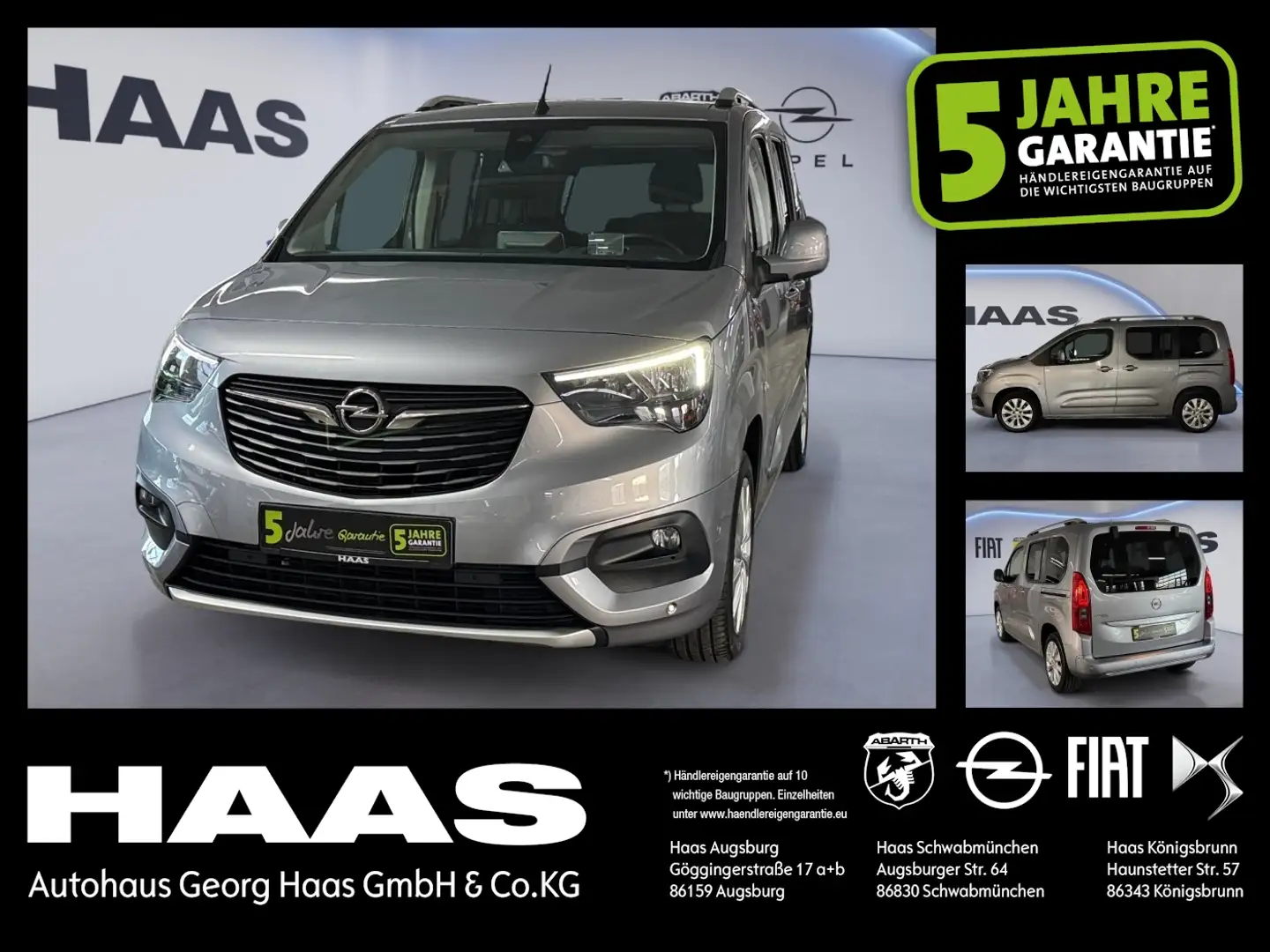 Opel Combo Life E 1.5 D Innovation Klimaautomatik Grau - 1