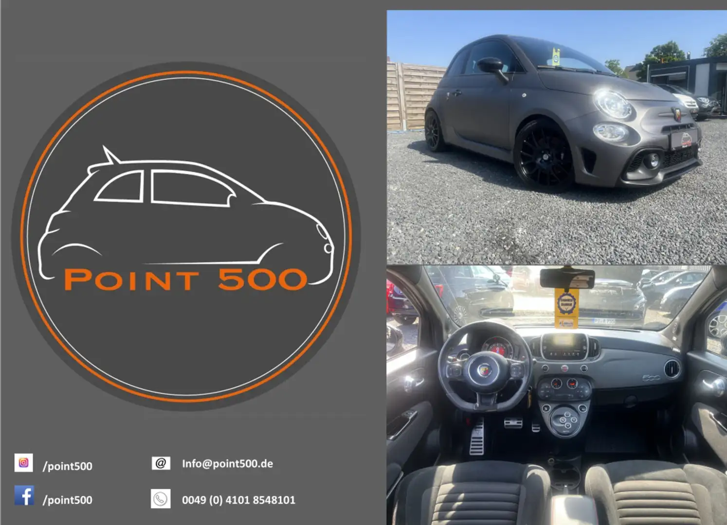 Abarth 595 Competizione Automatik Carbon Beats Brembo Vert - 1