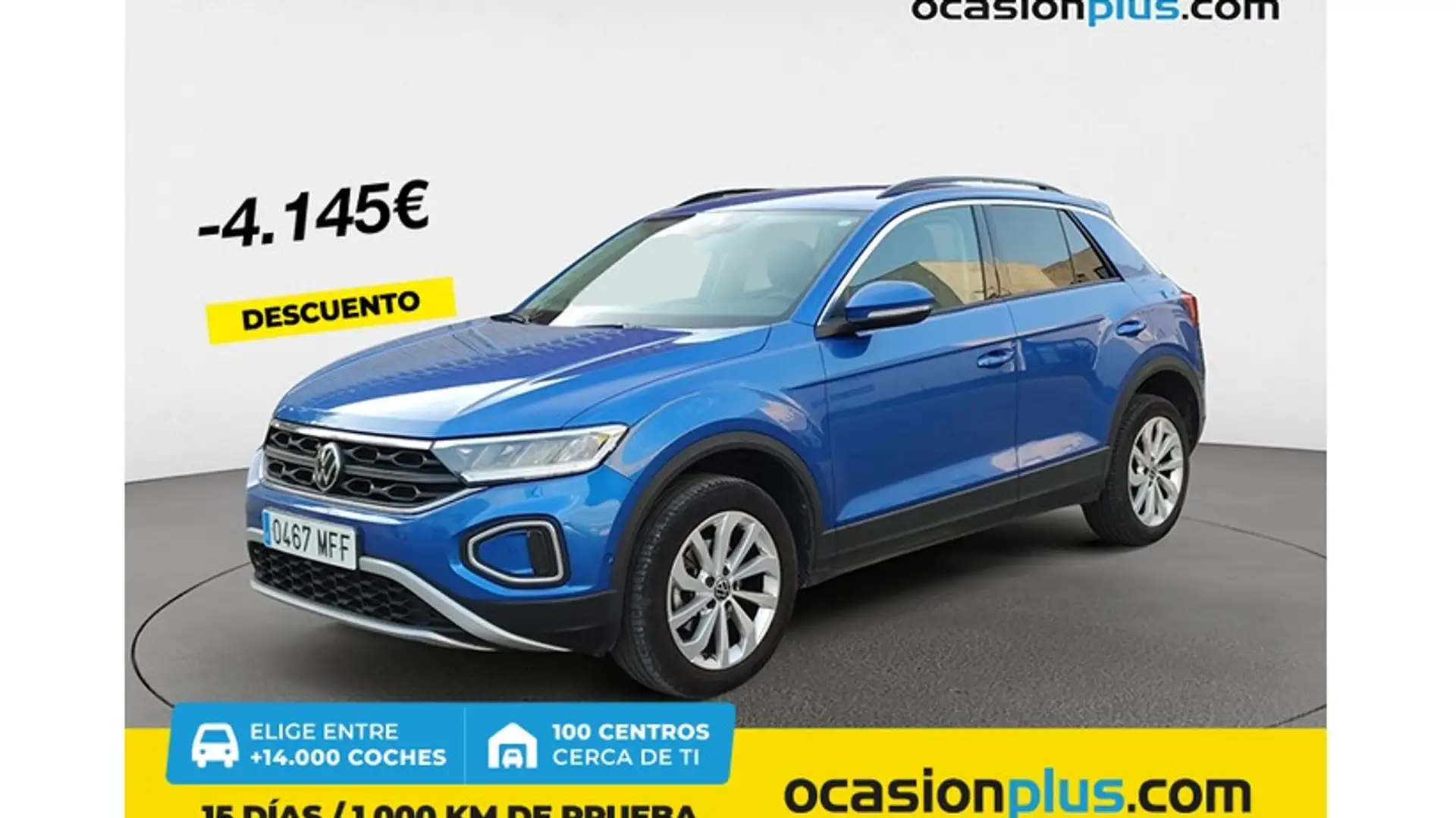 Volkswagen T-Roc 1.5 TSI Life DSG7 Bleu - 1