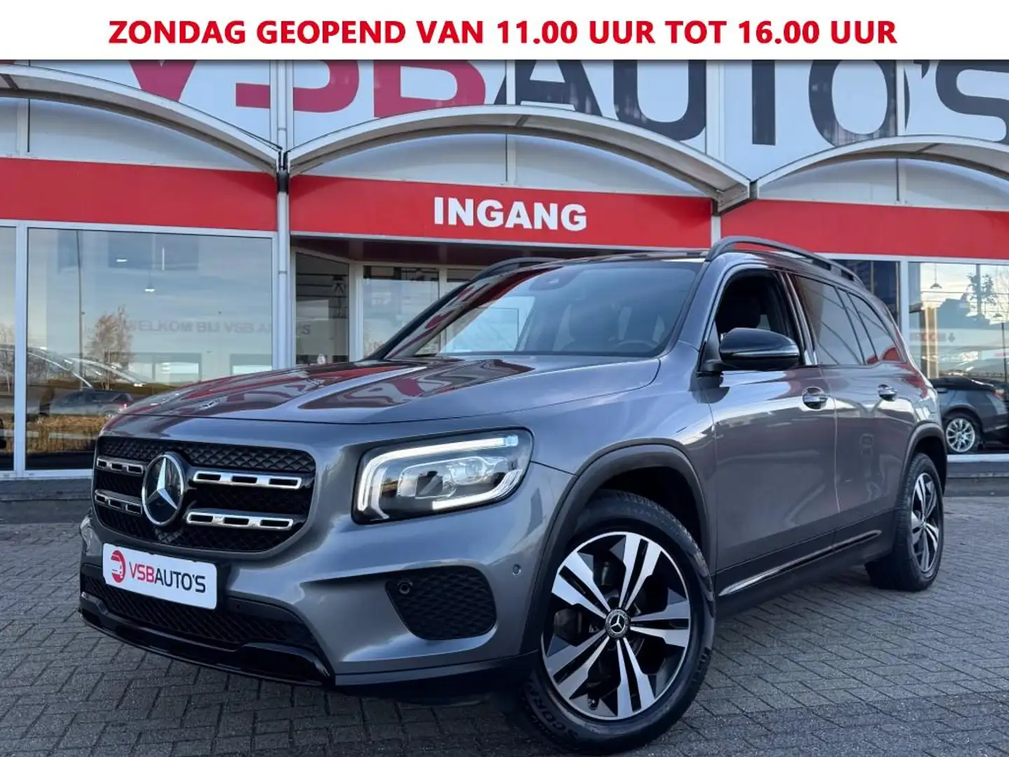 Mercedes-Benz GLB 200 GLB 200 AUT. 163PK PREMIUM-PLUS 7-PRS NAVIGATIE CA Grijs - 1