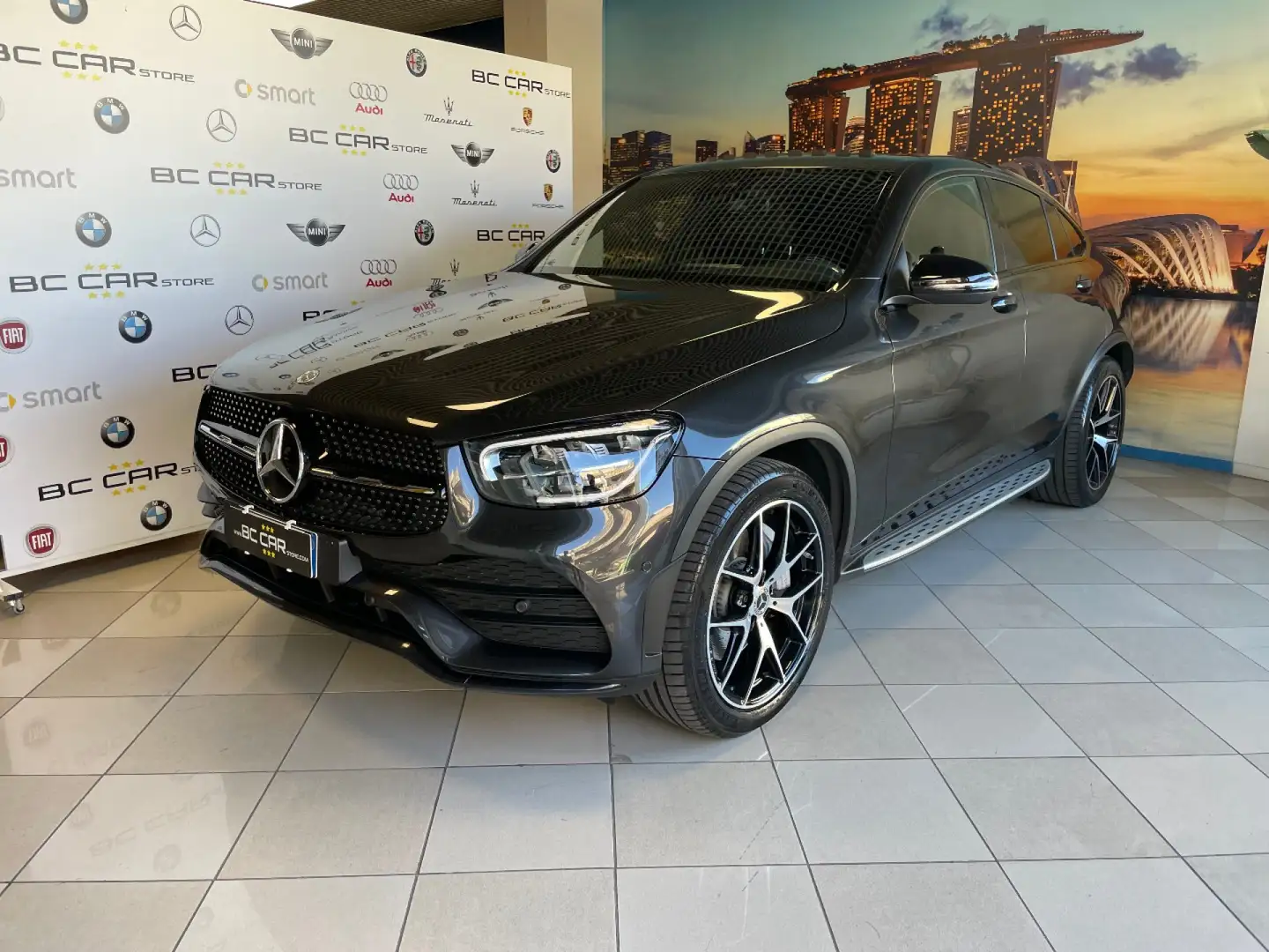 Mercedes-Benz GLC 220 d 194cv Coupé AMG PREMIUM Plus Gris - 1