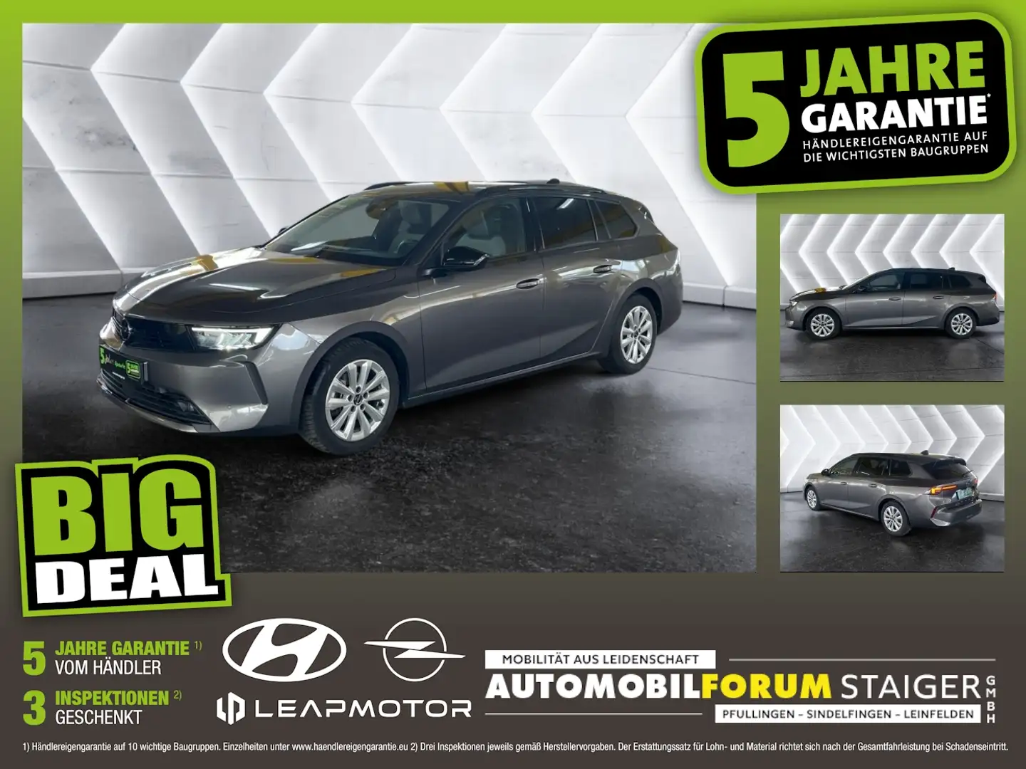Opel Astra L Sports Tourer 1.2 Turbo Business Edition Grau - 1