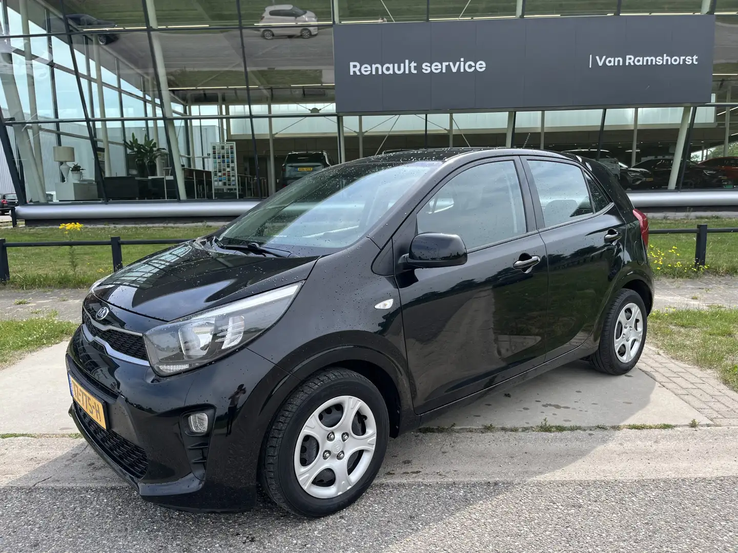 Kia Picanto 1.0 CVVT EconomyPlusLine Zwart - 1