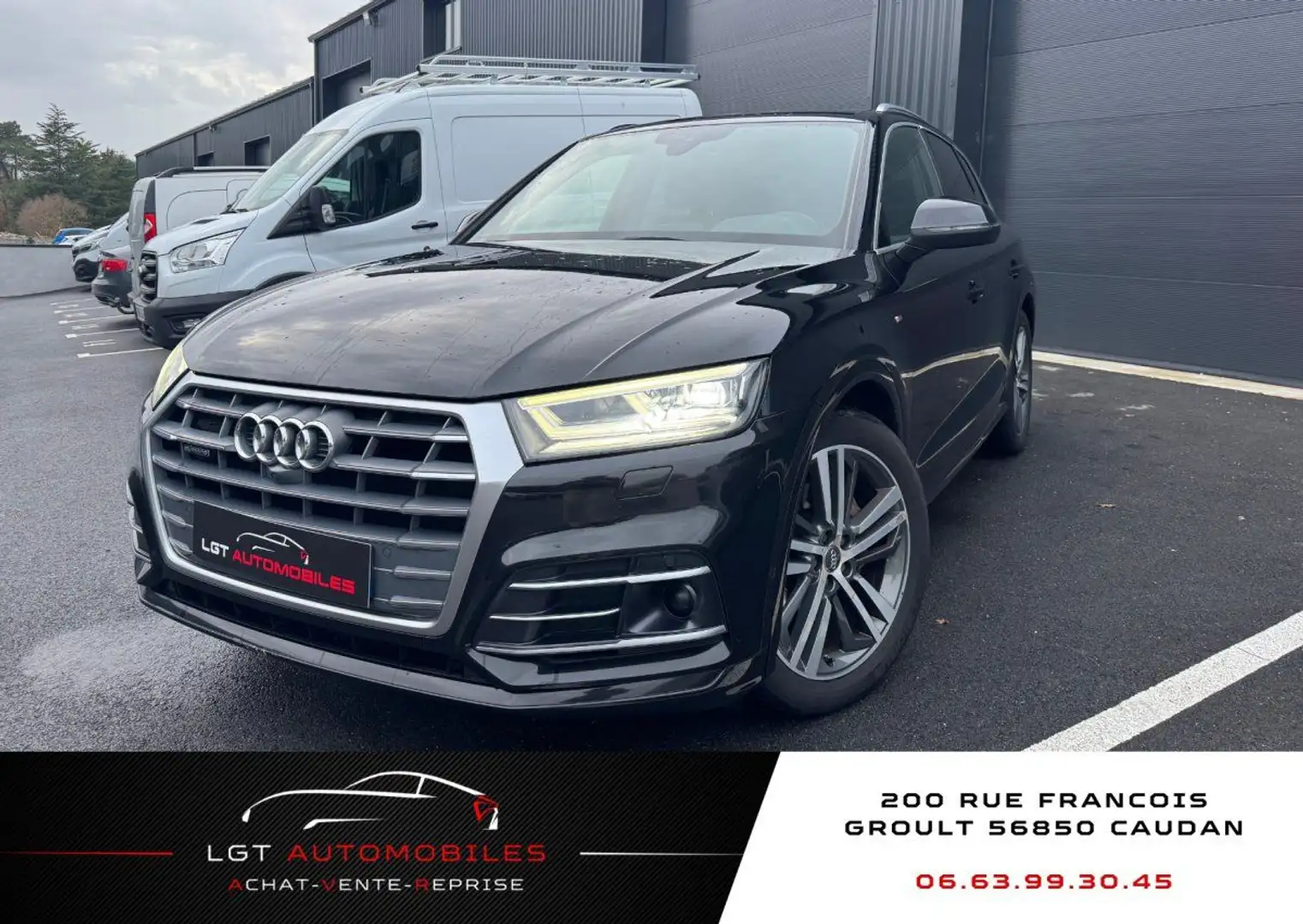 Audi Q5 II 2.0 TDI 190ch S line quattro Schwarz - 1