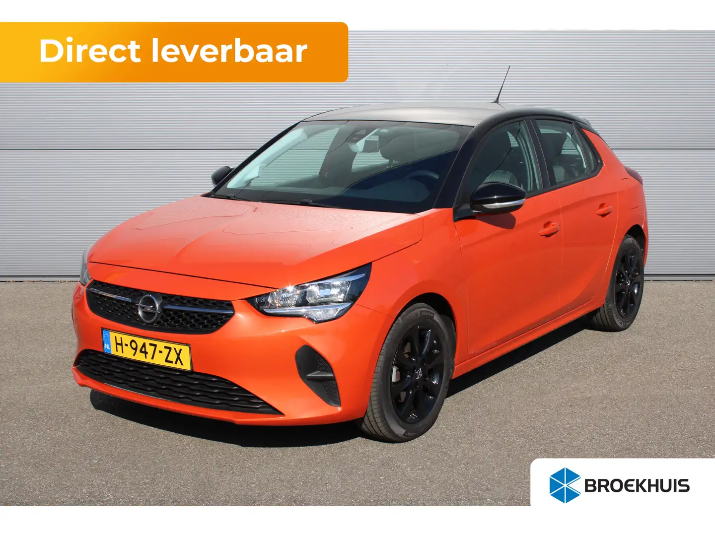 Opel Corsa 1.2 Black-Orange Edition AIRCO | LMV black | Oranje - 1
