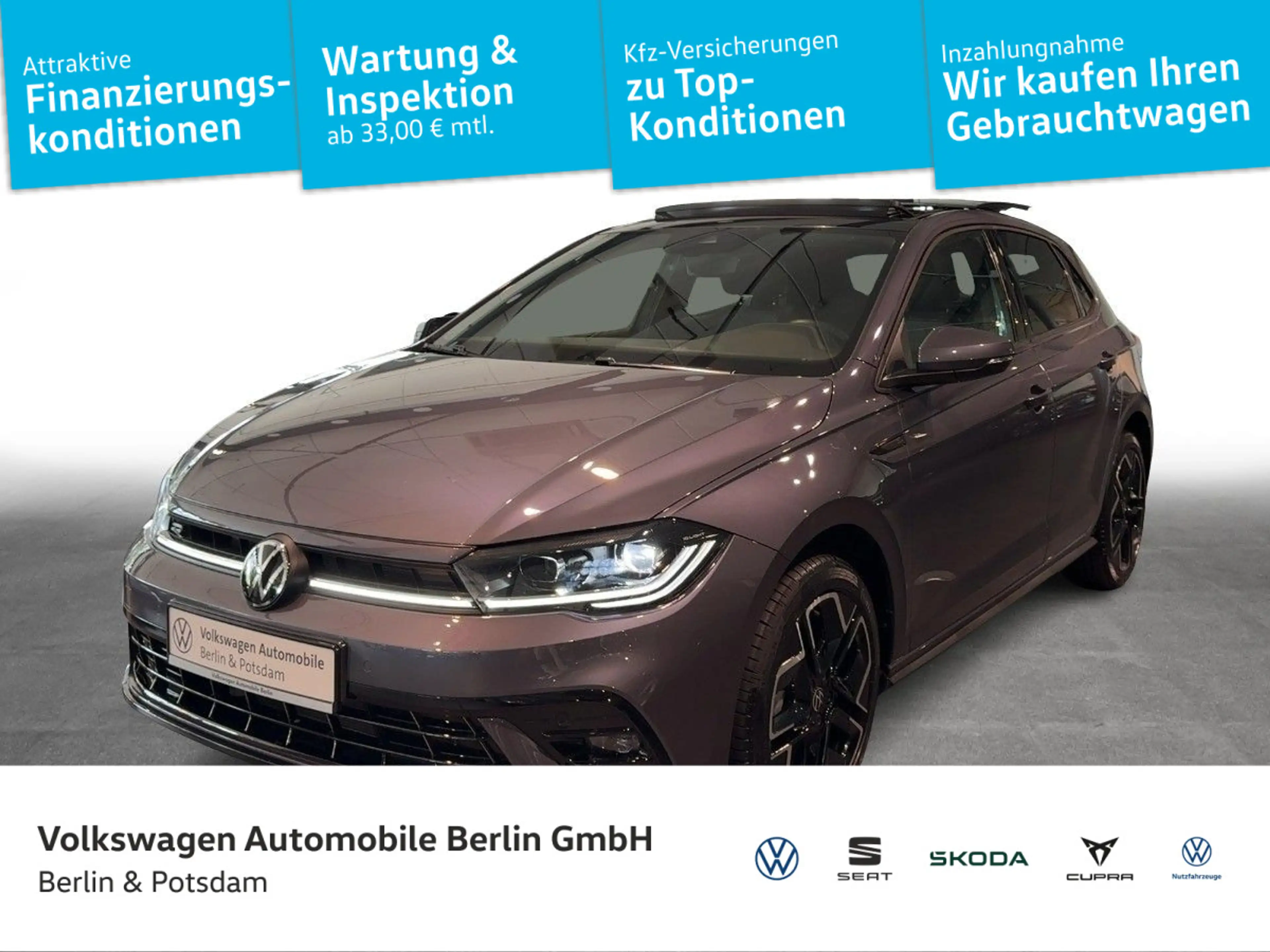 Volkswagen Polo 1.0TSI DSG R-Line P-DACH MATRIX-LED NAVI