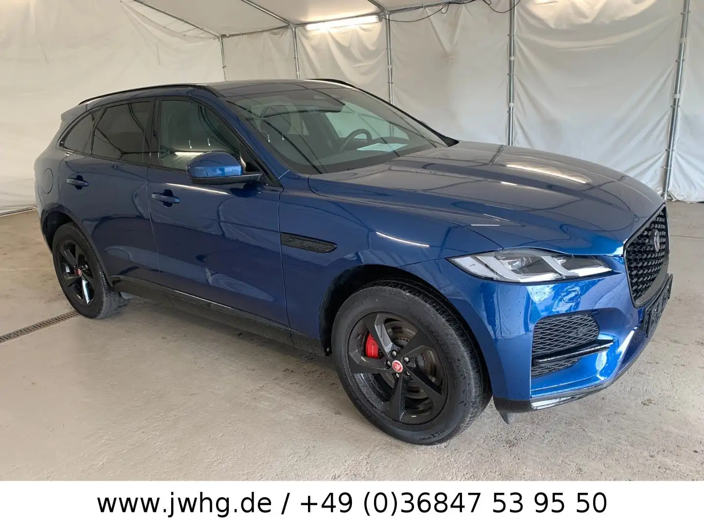 Jaguar F-Pace F-PACE S AWD Hybrid LED 19" Navi Kamera FahrAss+ Bleu - 2