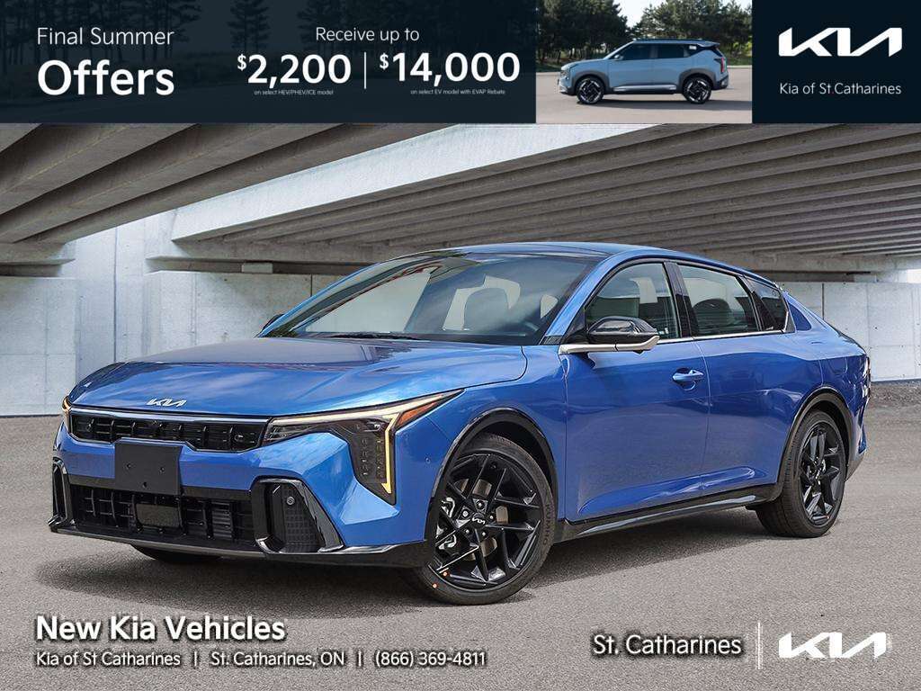 Blue 2026 Kia K4 Sedan Front-Wheel Drive 8-Speed Automatic