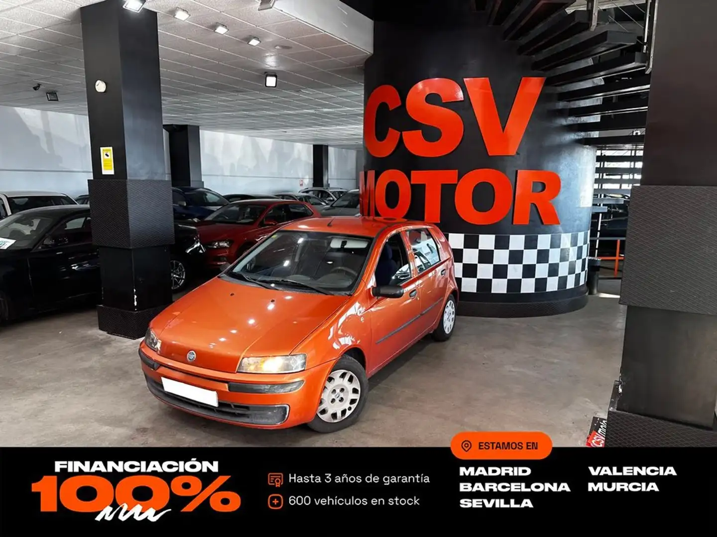 Fiat Punto 1.2 16v ELX Speedgear Arancione - 1