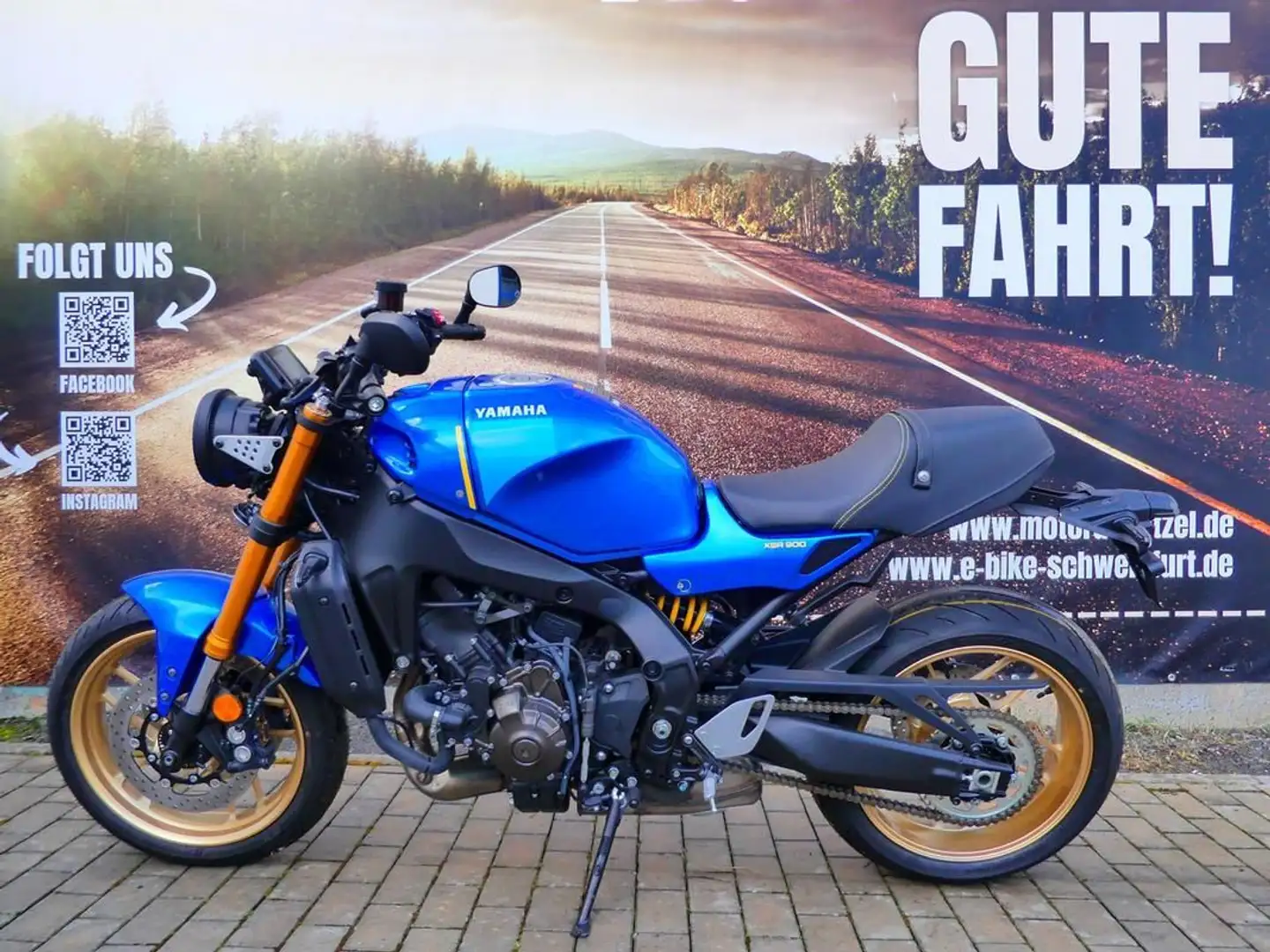 Yamaha XSR 900 3-Jahre-Garantie Albastru - 1