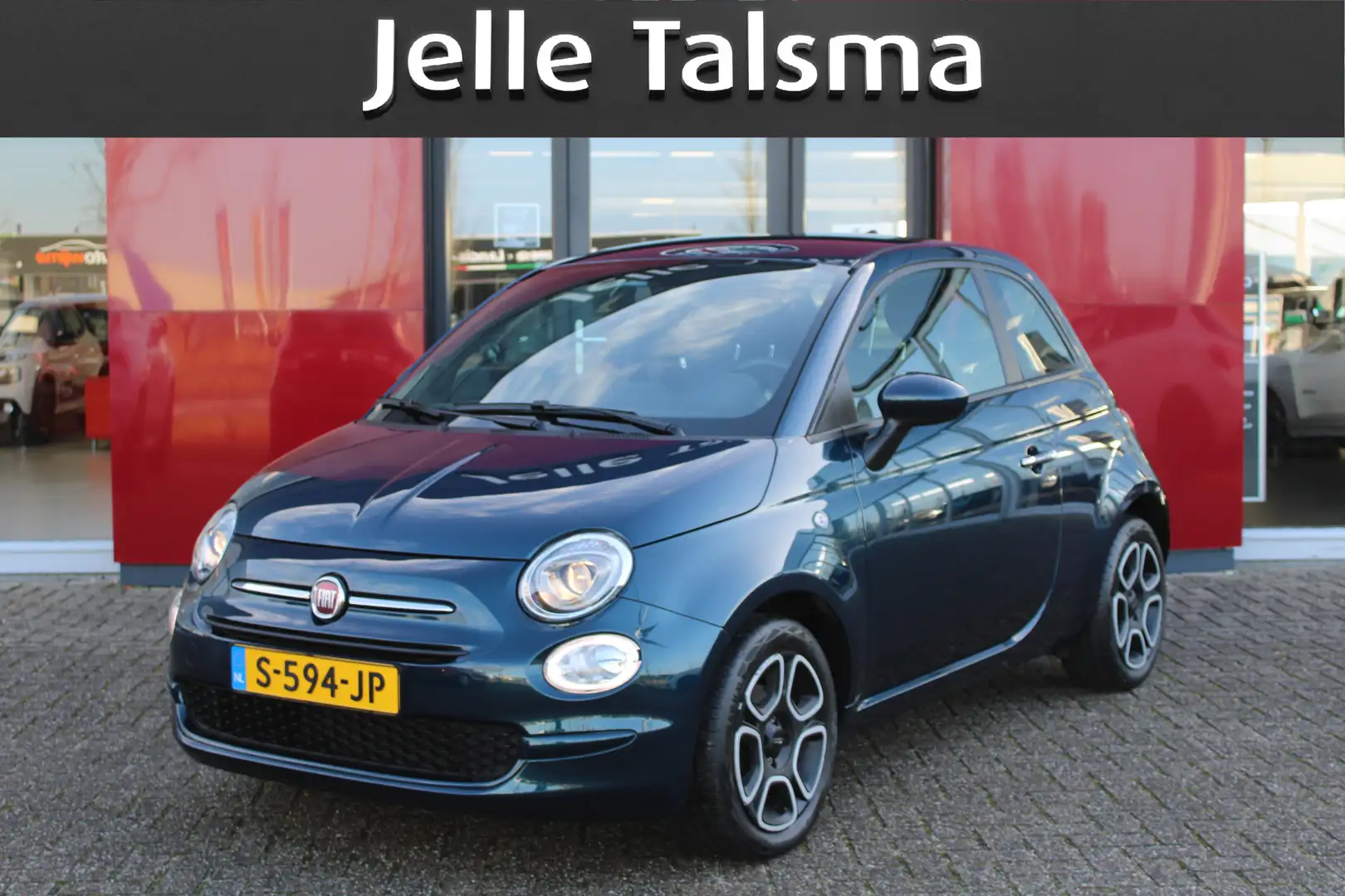 Fiat 500 1.0 Hybrid Club | Apple/Android CarPlay rijdende a Blauw - 1