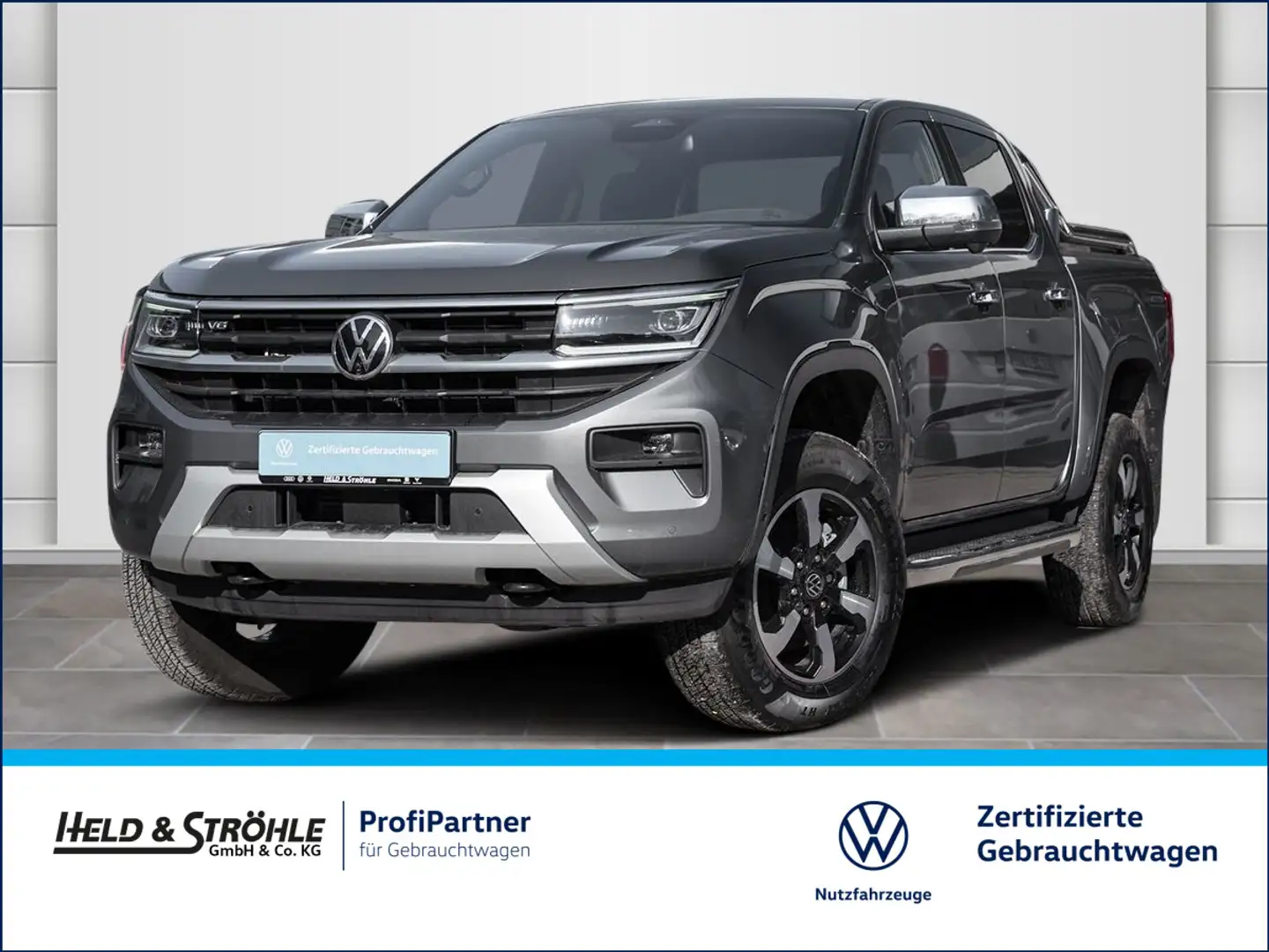 Volkswagen Amarok DoubleCab Style 3.0 TDI 4M IQ AHK STDHZG Grau - 1