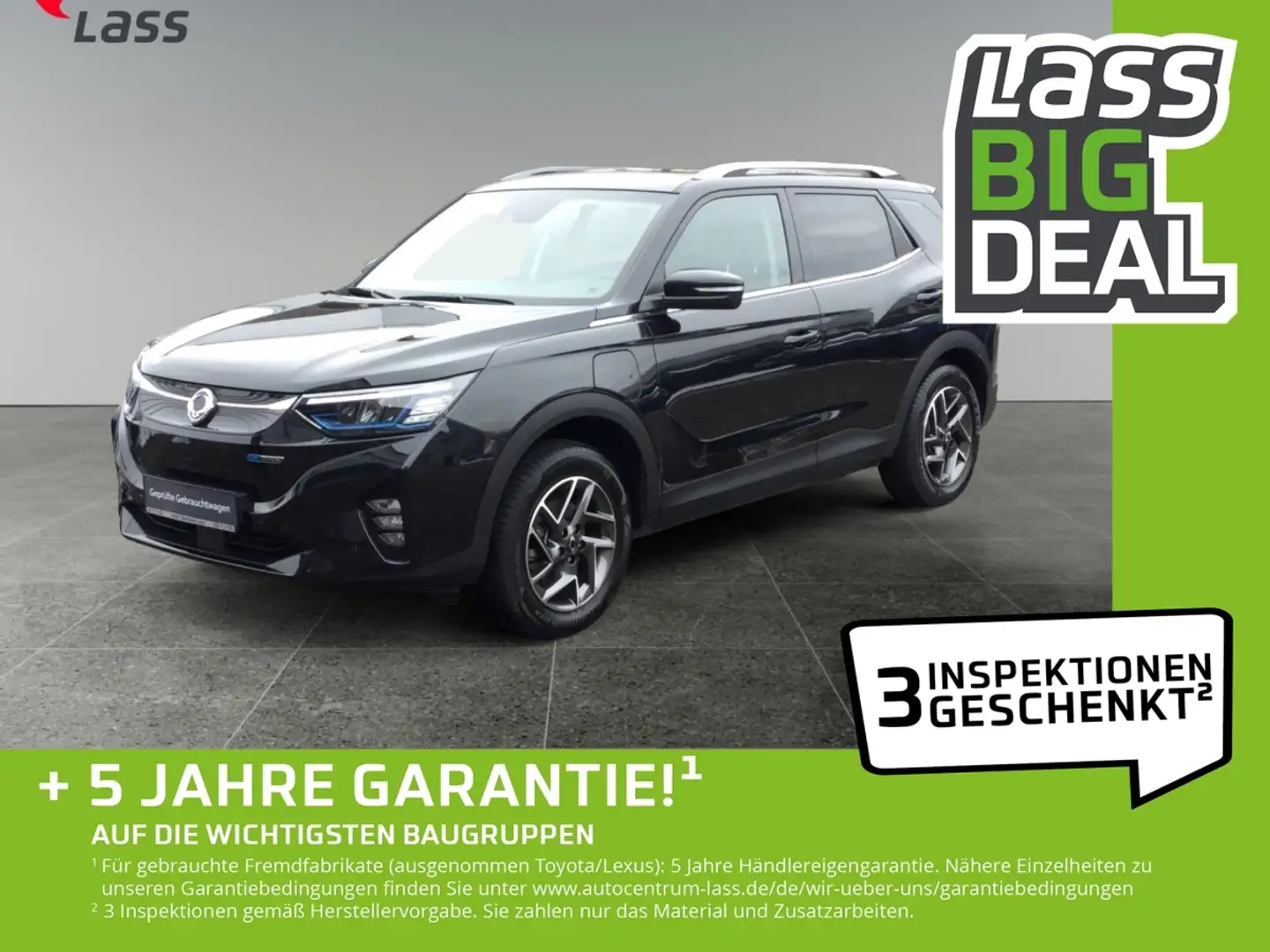 SsangYong Korando E-Motion Titanium +Leder+Navi+Kamera Noir - 1