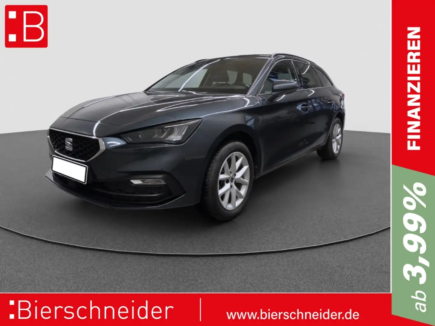 SEAT Leon SP 1.0 eTSI DSG Style AHK LED NAVI PARKP Grau - 1